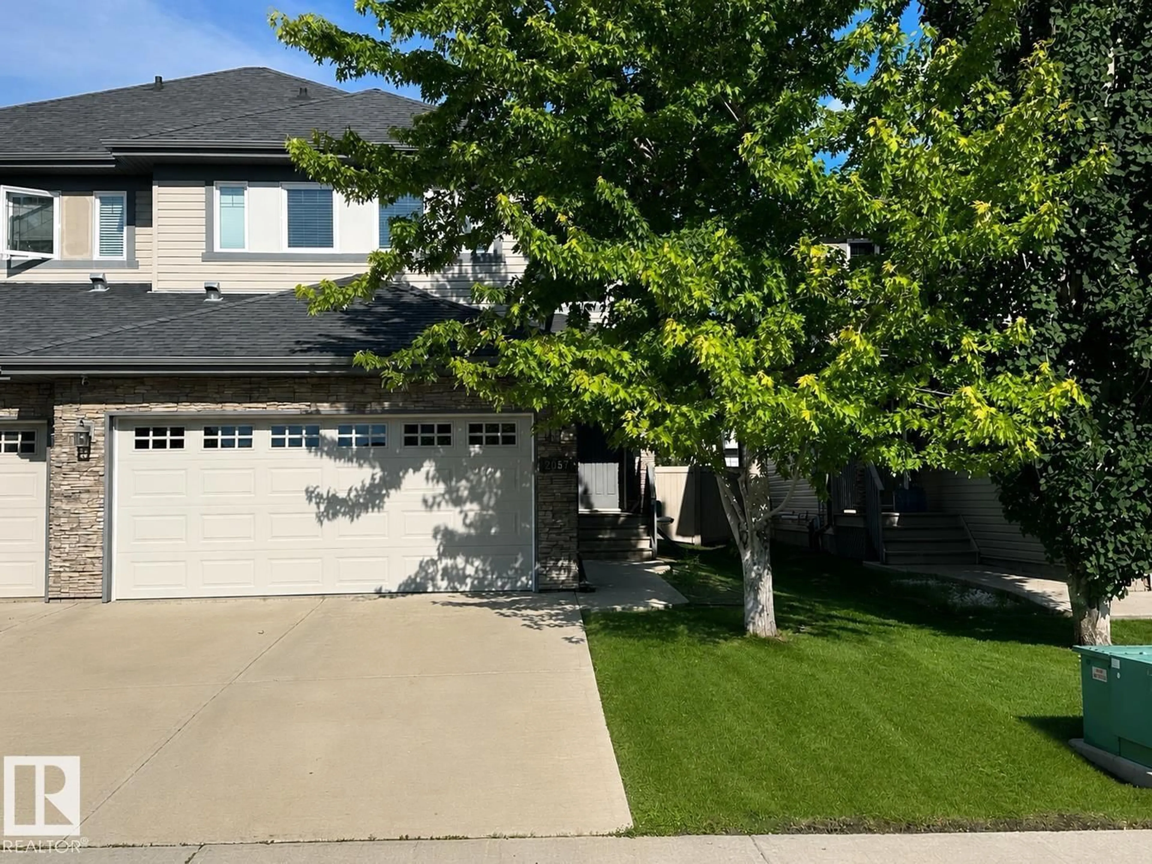 A pic from outside/outdoor area/front of a property/back of a property/a pic from drone, street for SW - 2057 69A ST, Edmonton Alberta T6A0S5