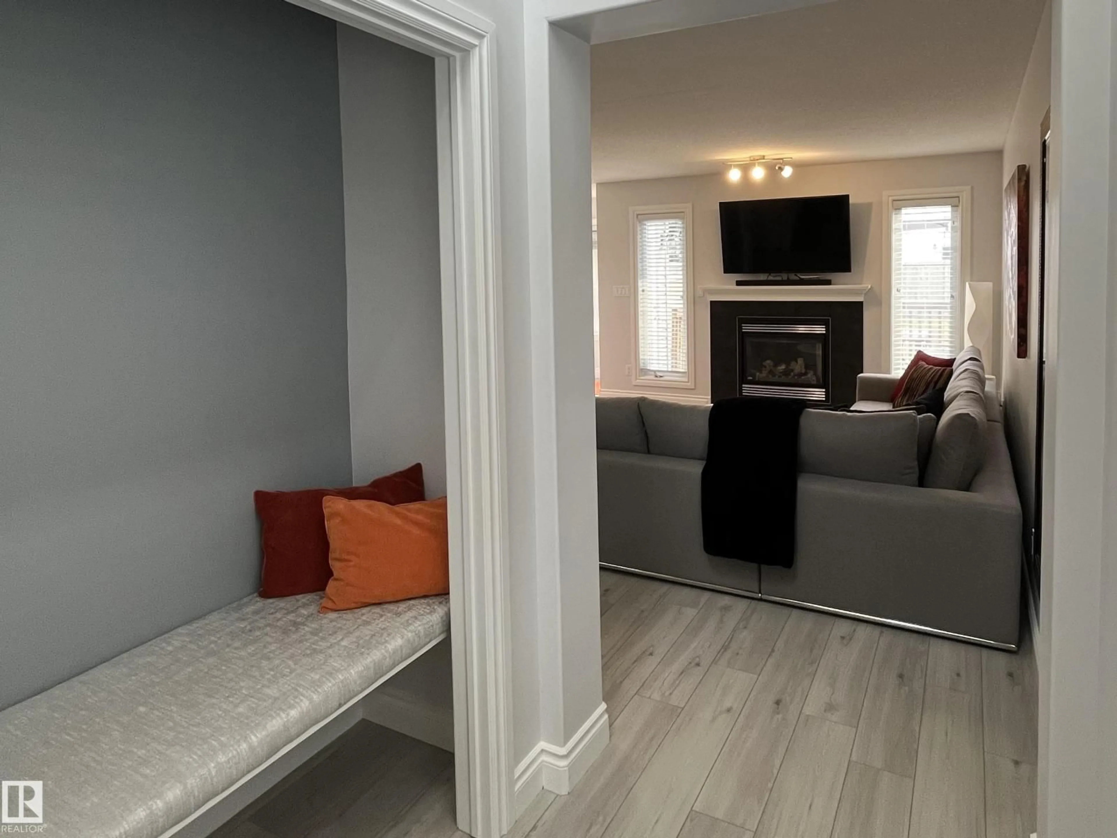 Living room with furniture, unknown for SW - 2057 69A ST, Edmonton Alberta T6A0S5