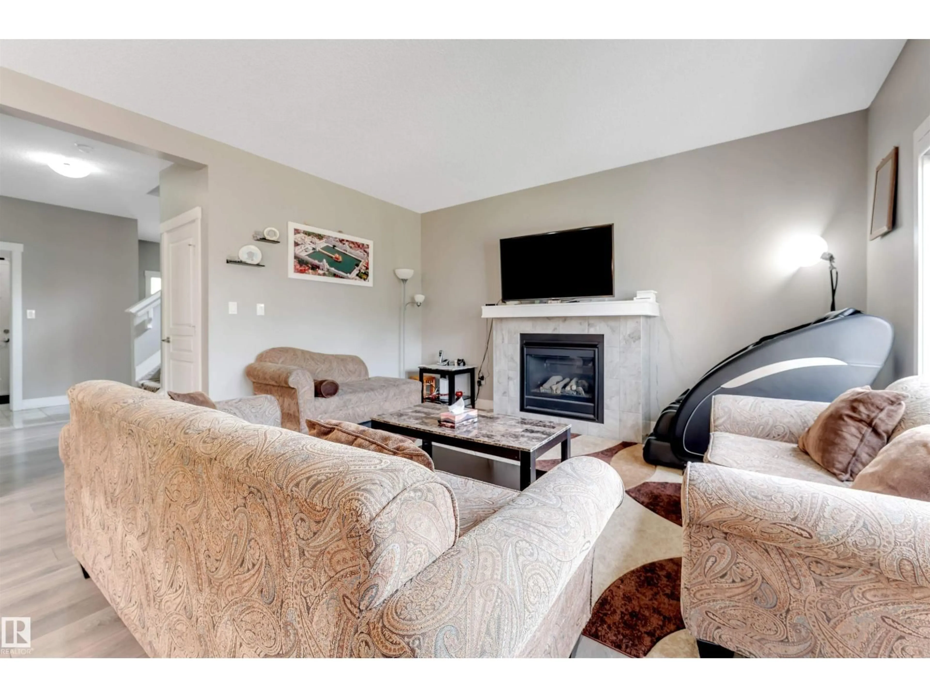 Living room with furniture, unknown for 5930 19A AV, Edmonton Alberta T6X2A2