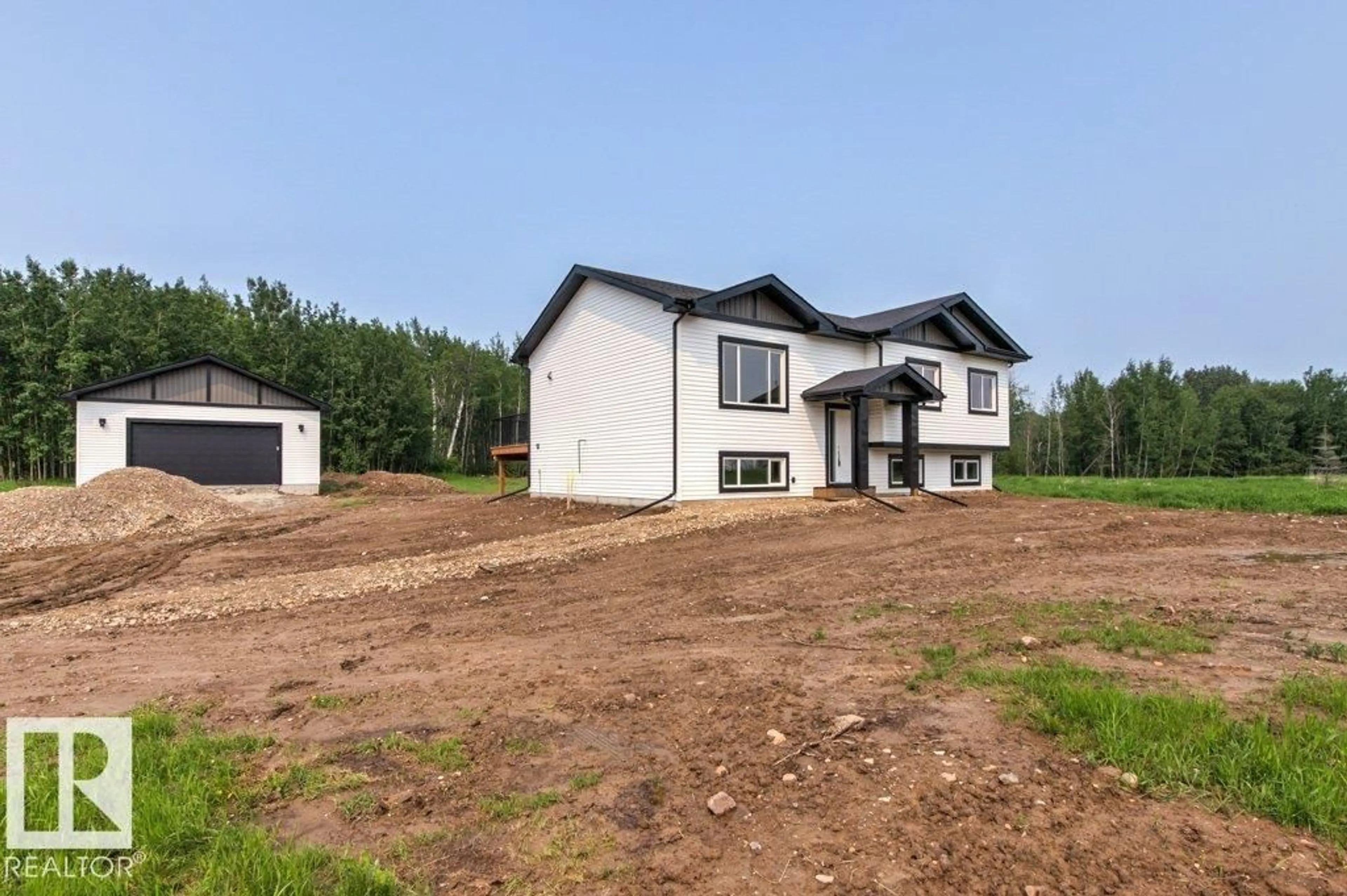 A pic from outside/outdoor area/front of a property/back of a property/a pic from drone, building for 55 54013 RGE ROAD 30, Rural Lac Ste. Anne County Alberta T0E1V0