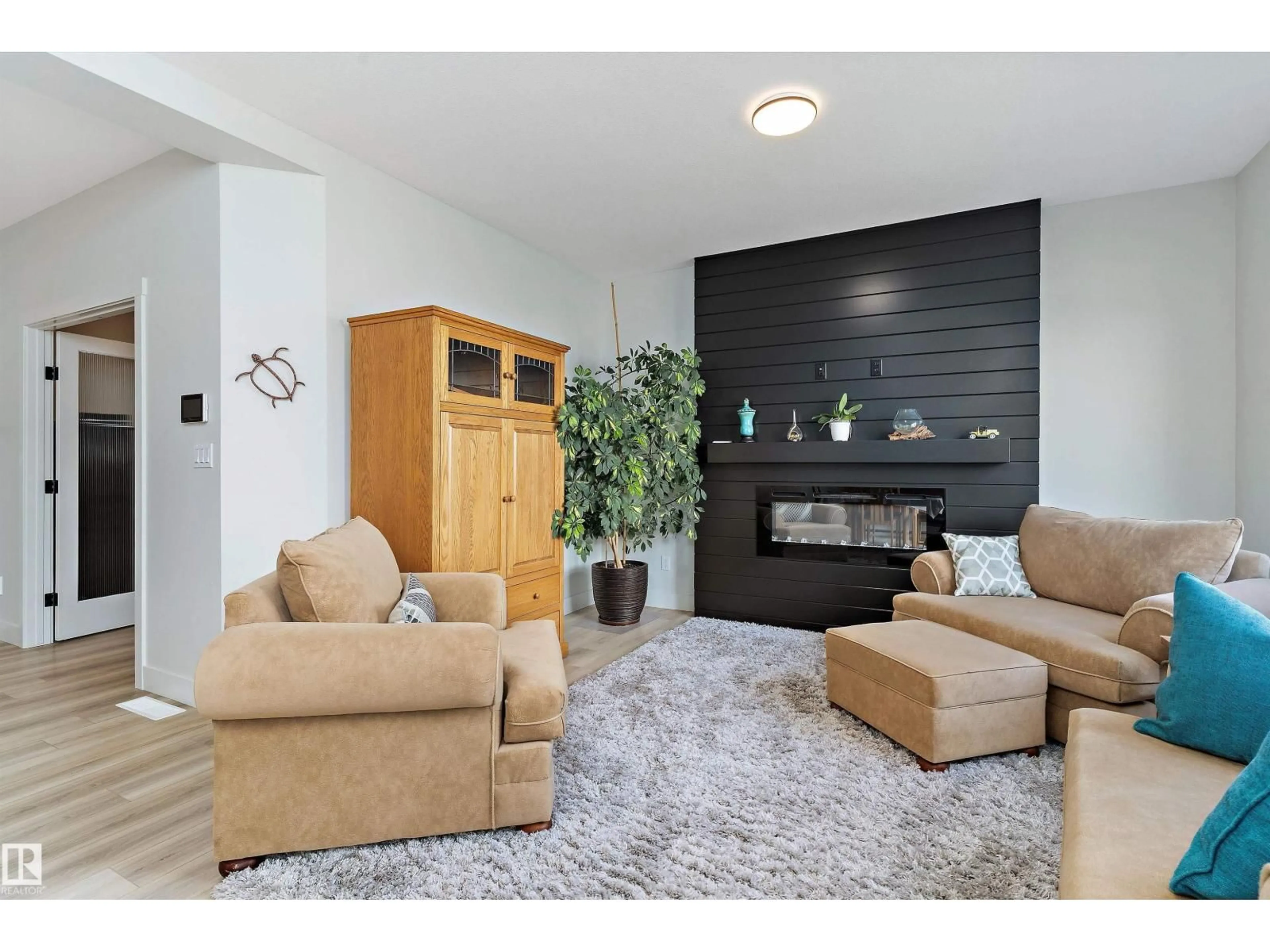 Living room with furniture, unknown for 3804 42 AV, Beaumont Alberta T4X2Z6