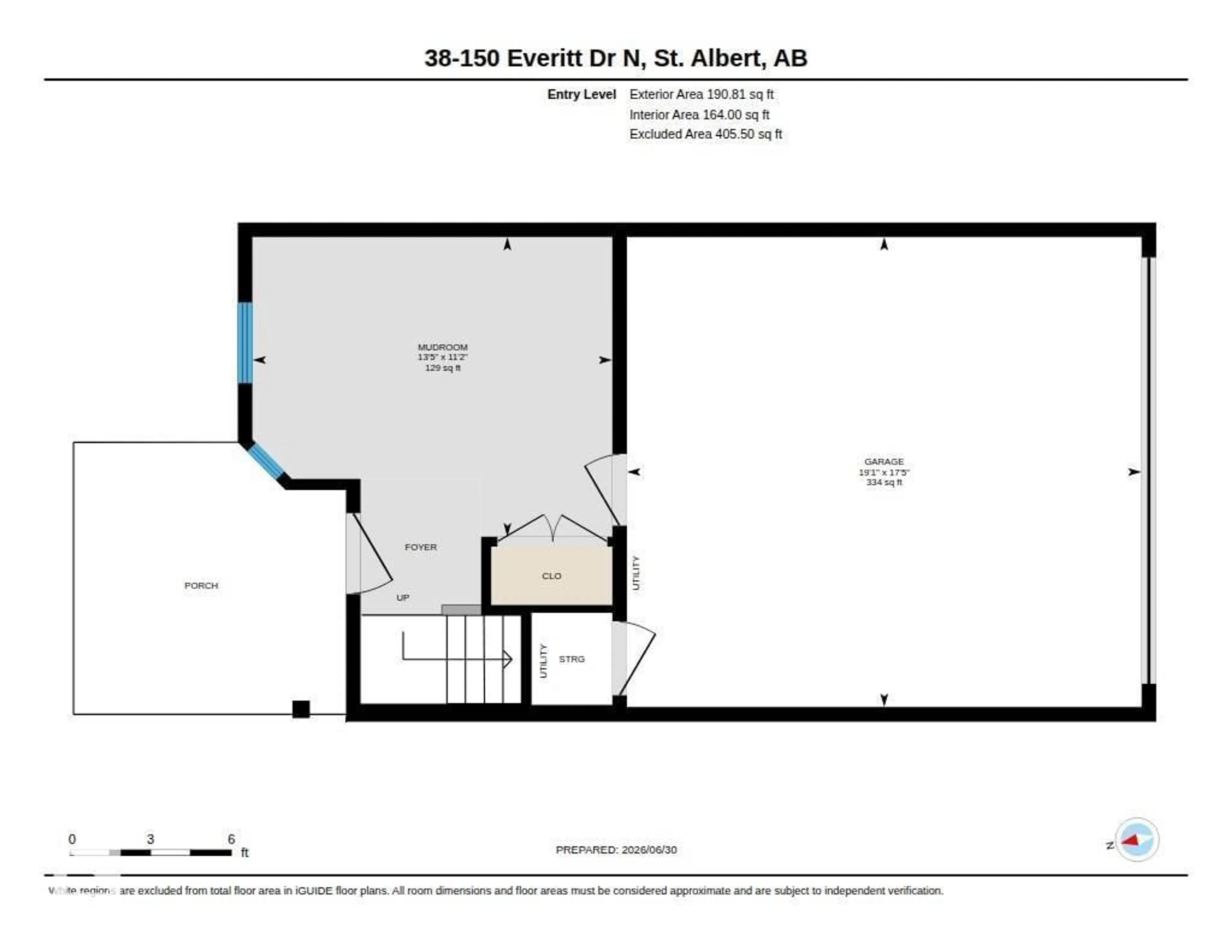 Floor plan for 38 150 EVERITT DR, St. Albert Alberta T8N7R8