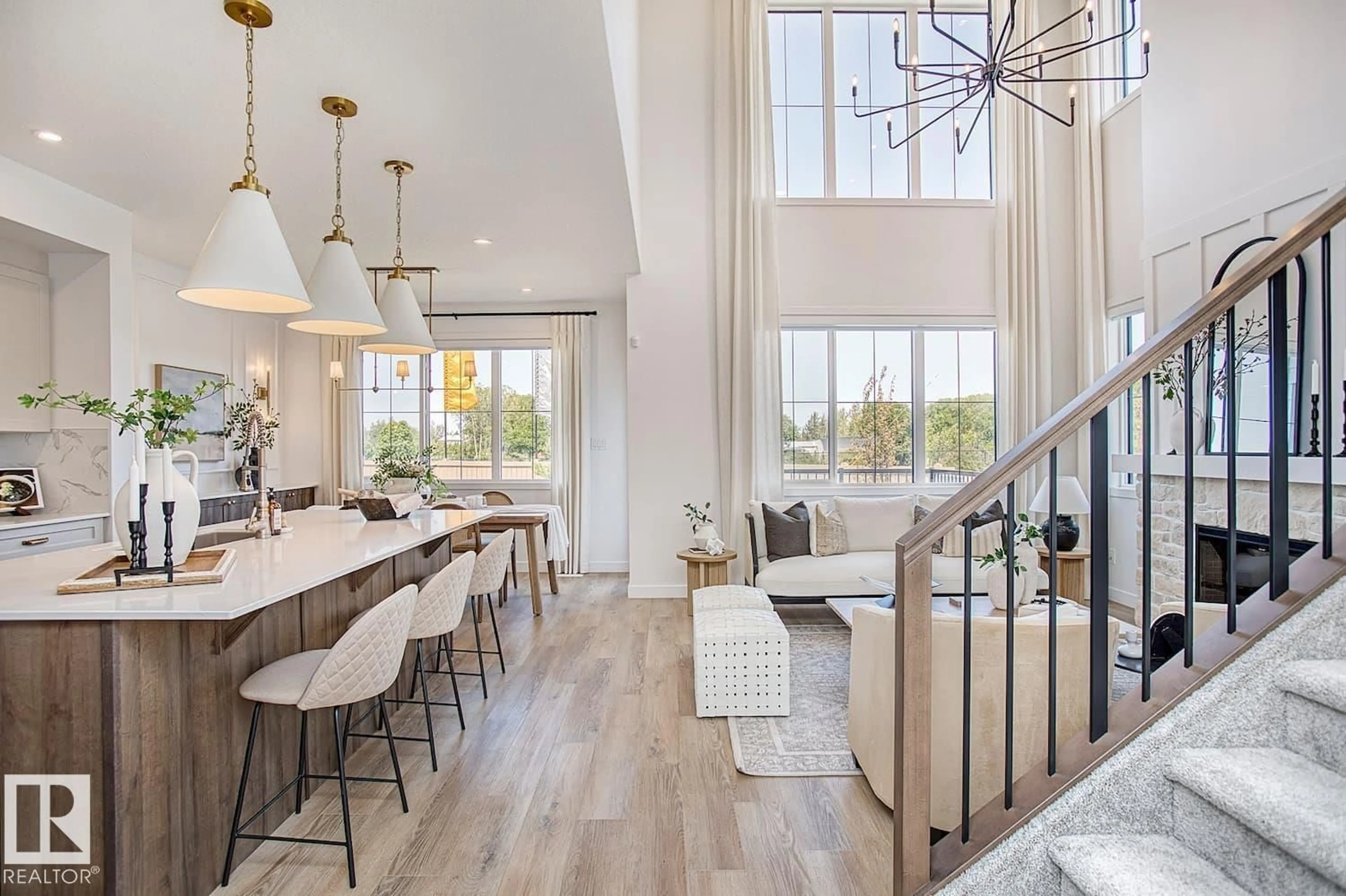 Open concept kitchen, unknown for NE - 736 166 AV, Edmonton Alberta T5T7H9