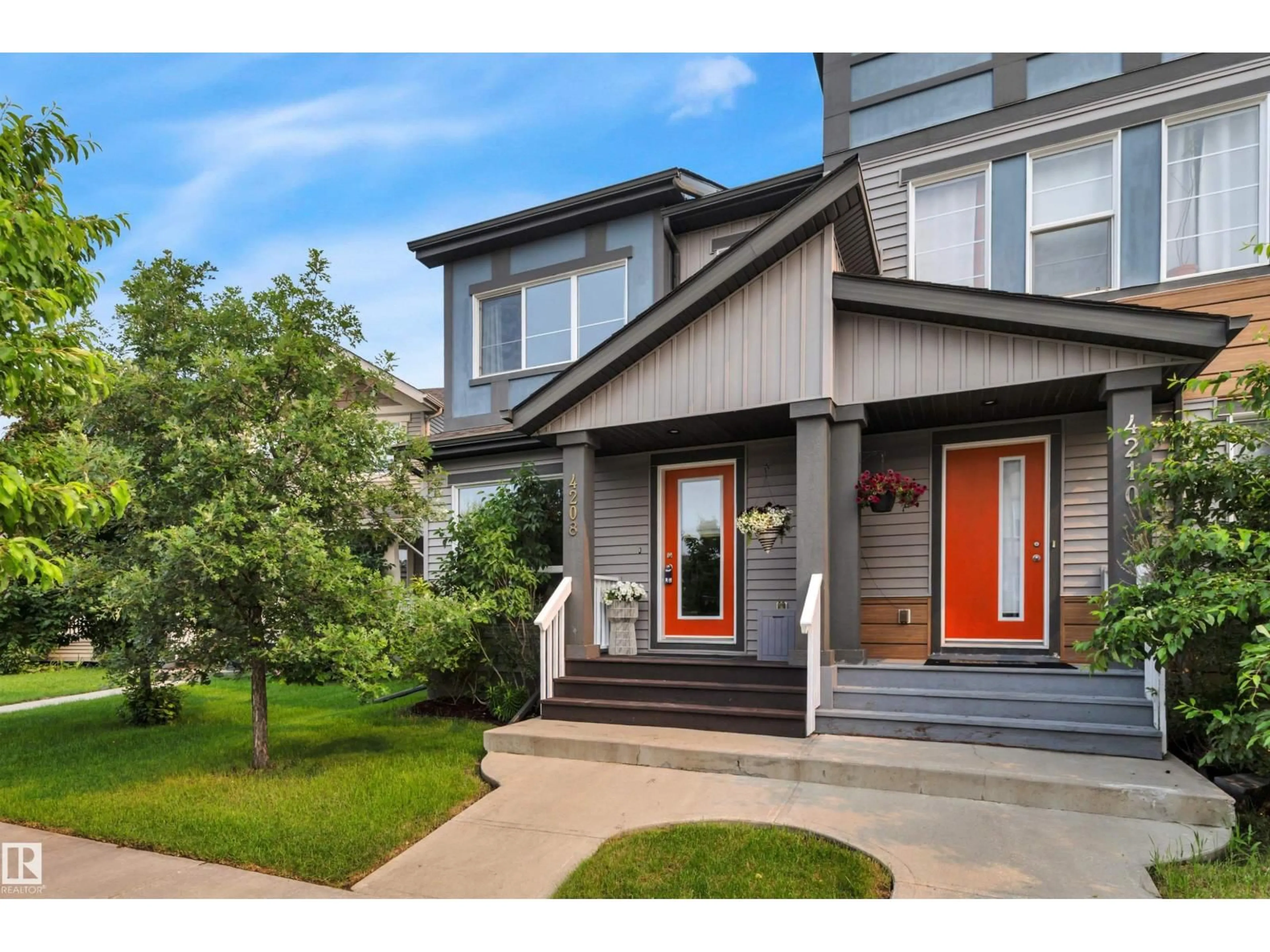 Home with vinyl exterior material, street for 4208 PROWSE WY, Edmonton Alberta T6W3A6