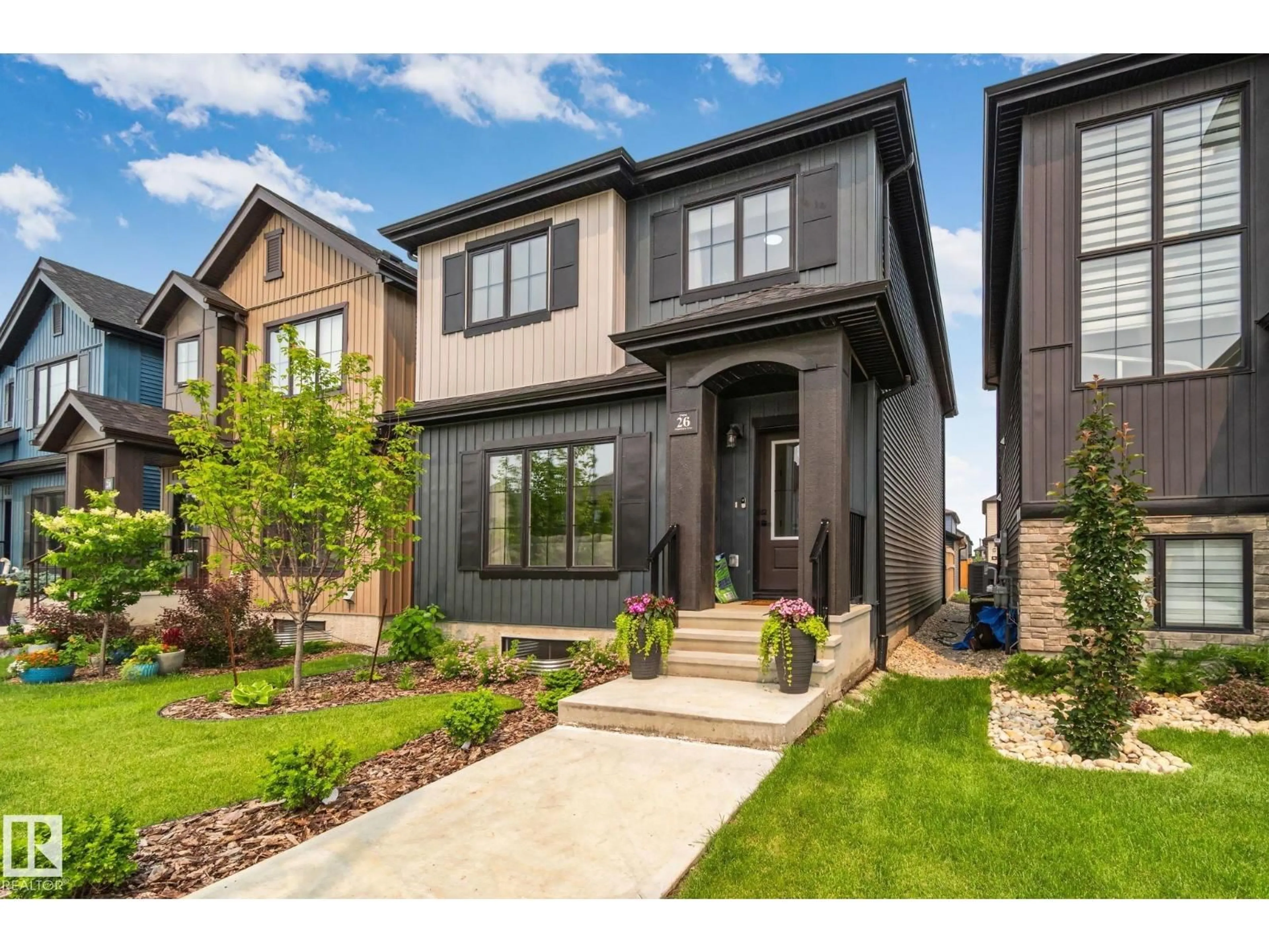 Home with brick exterior material, street for 26 CHAMBERY CR, St. Albert Alberta T8T2C5