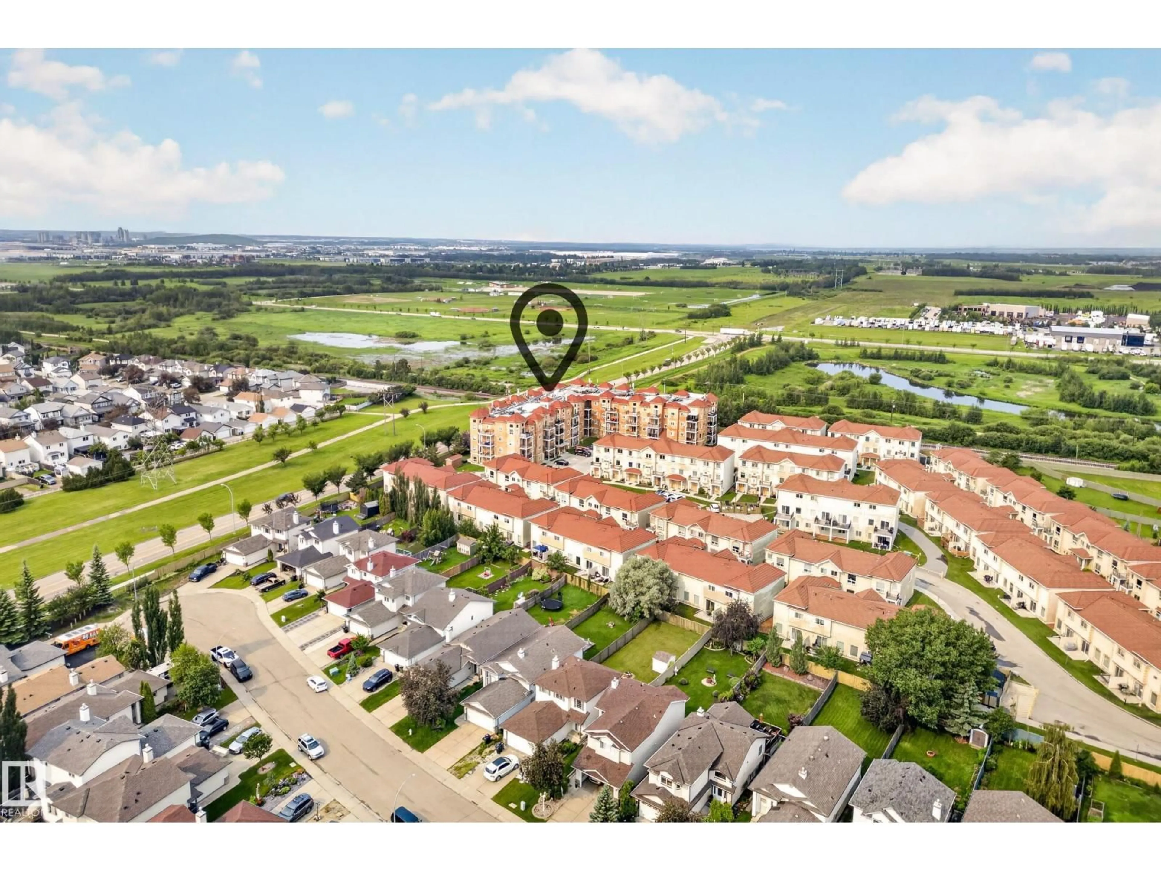 A pic from outside/outdoor area/front of a property/back of a property/a pic from drone, unknown for #417 - 13835 155 AV, Edmonton Alberta T6V0B7