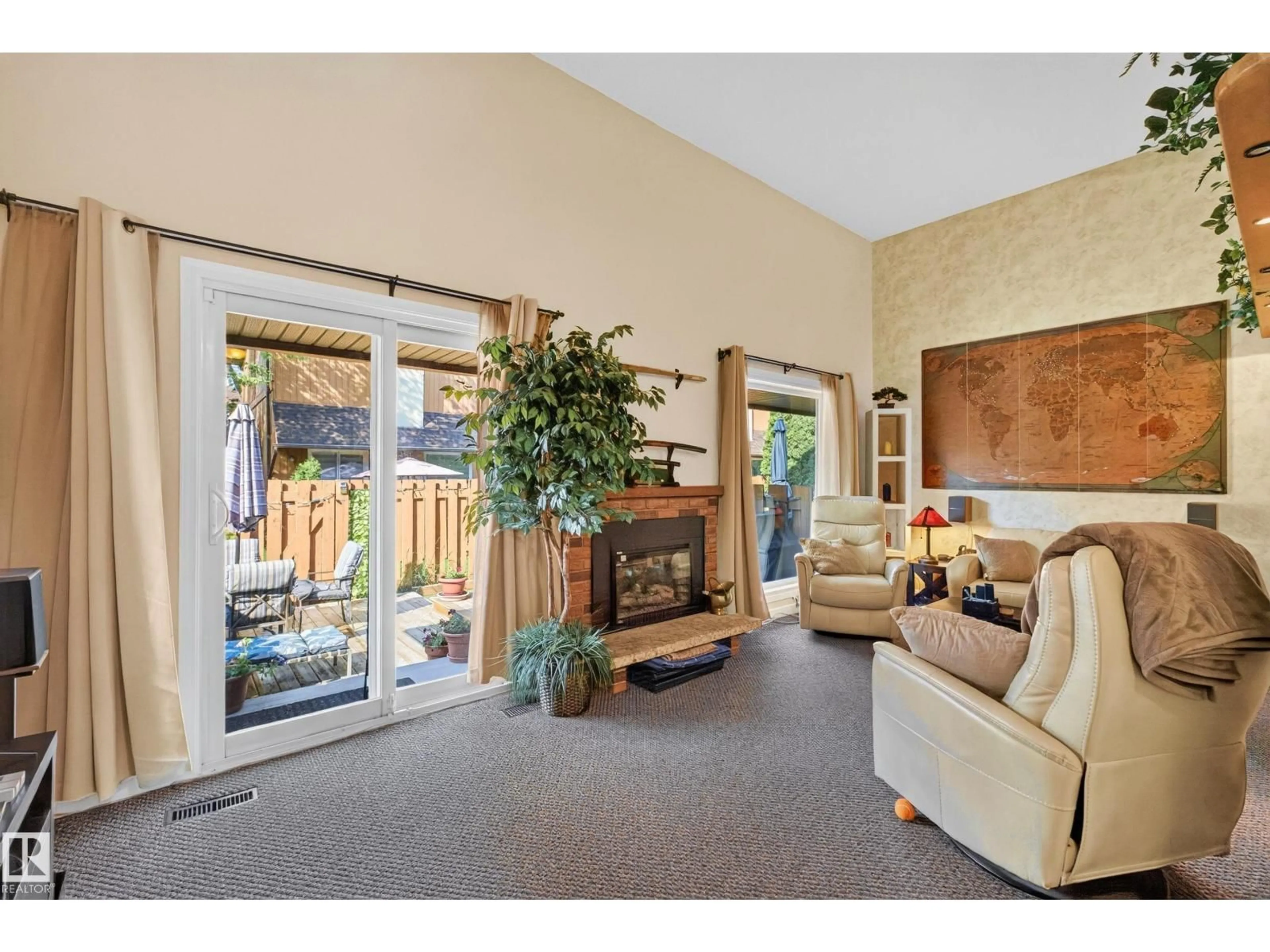 Living room with furniture, unknown for 12062 157 AV, Edmonton Alberta T5X2R9