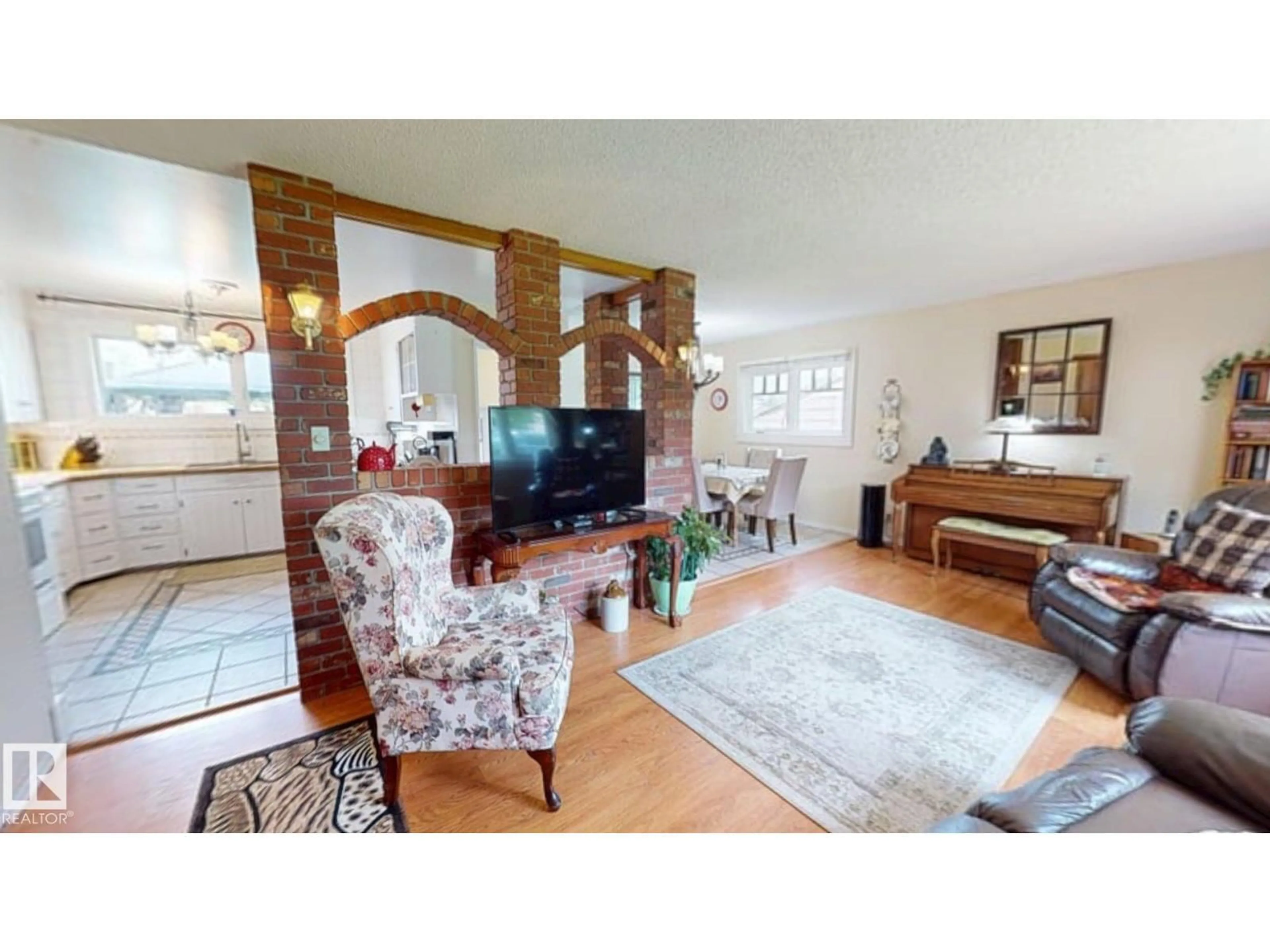 Living room with furniture, unknown for 5004 50 AV, Evansburg Alberta T0E0T0