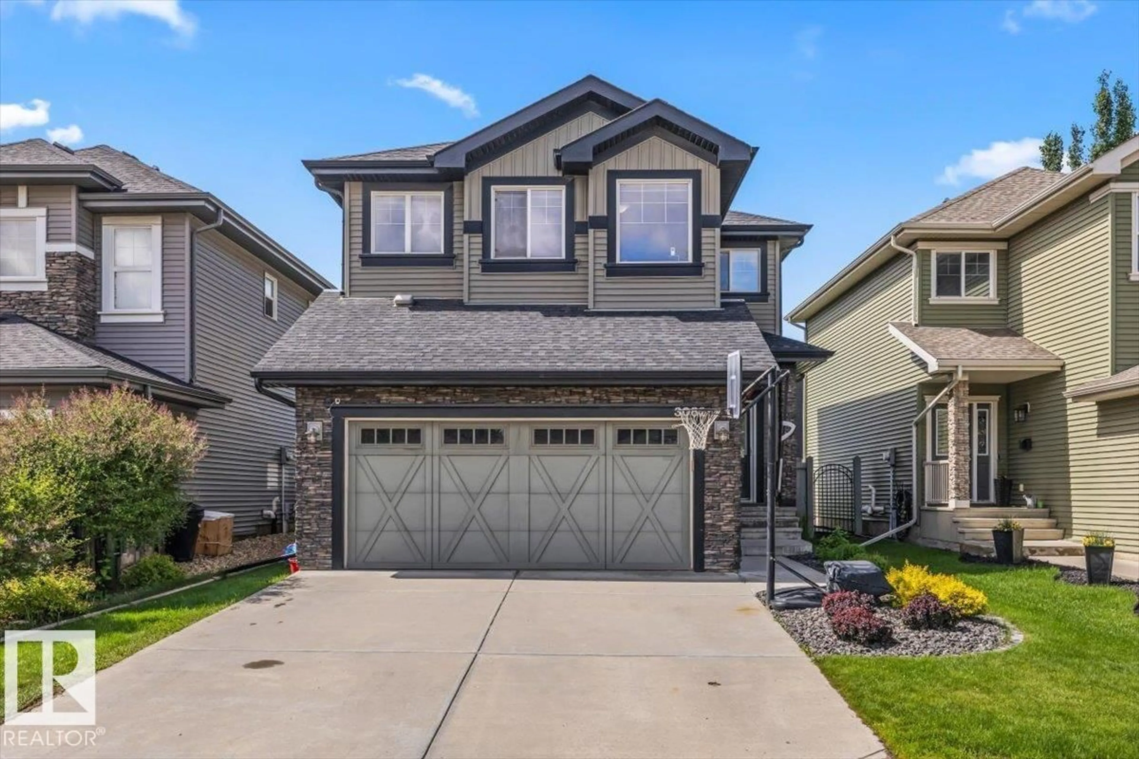 Home with vinyl exterior material, street for 3082 WHITELAW DR, Edmonton Alberta T6W0T7