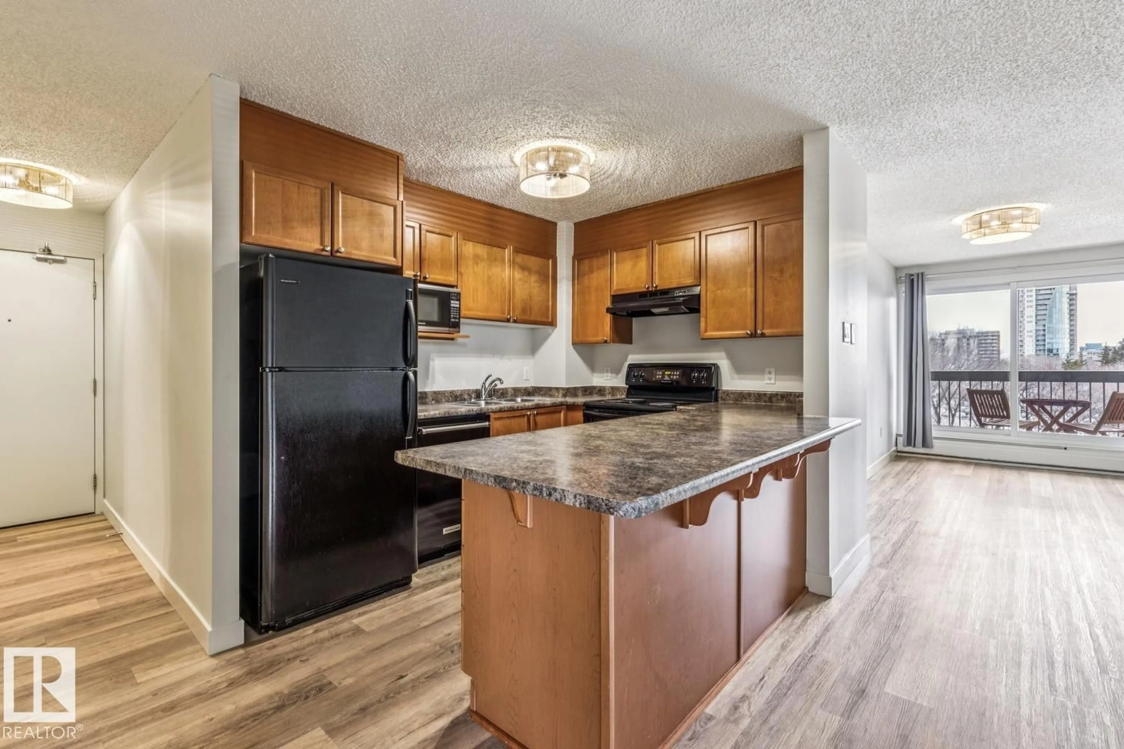 Standard kitchen, unknown for #404 - 9715 110 ST, Edmonton Alberta T5K2M1