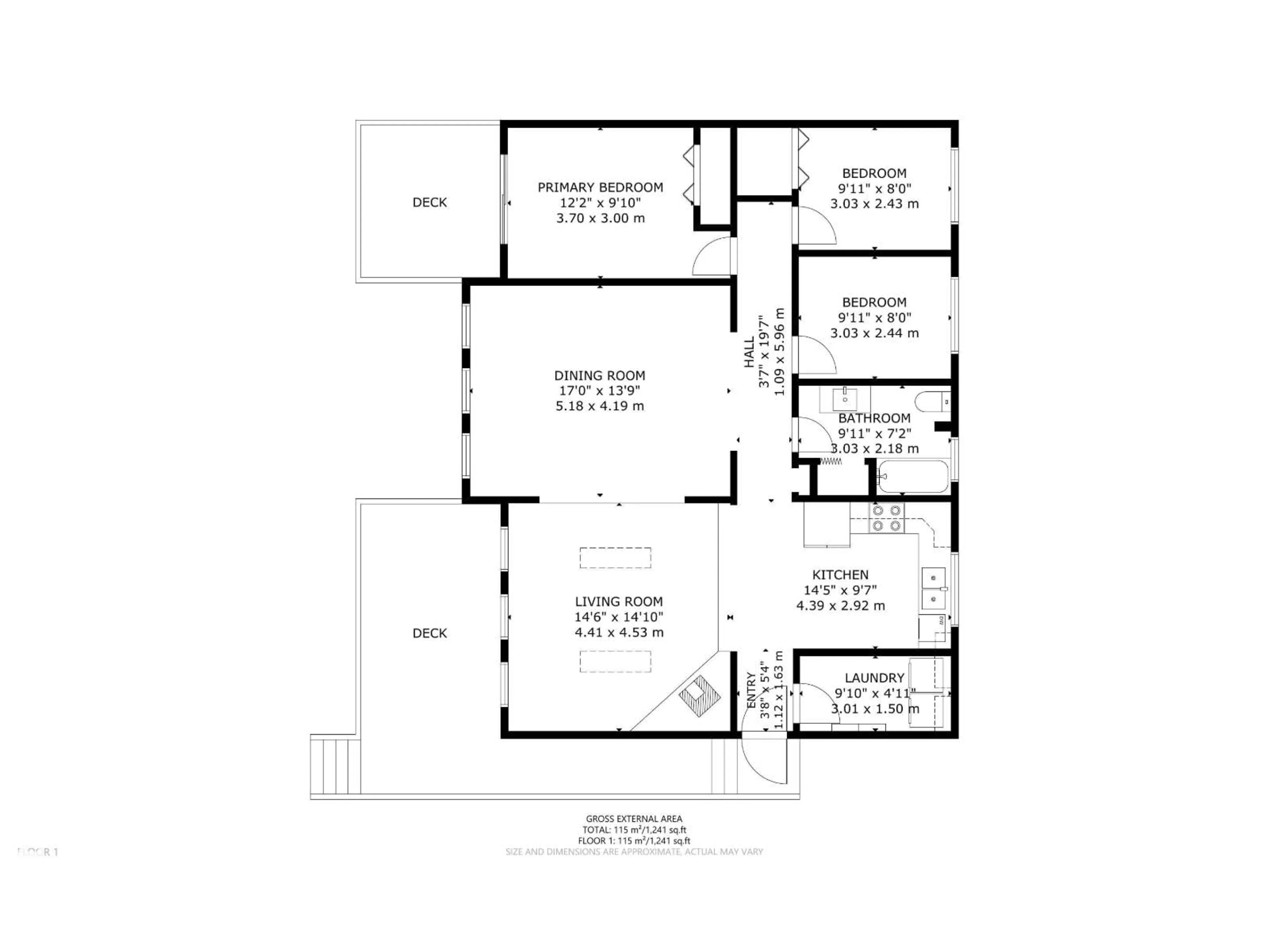 Floor plan for 5 BIRCH AV, Rural Lac Ste. Anne County Alberta T0E0L0