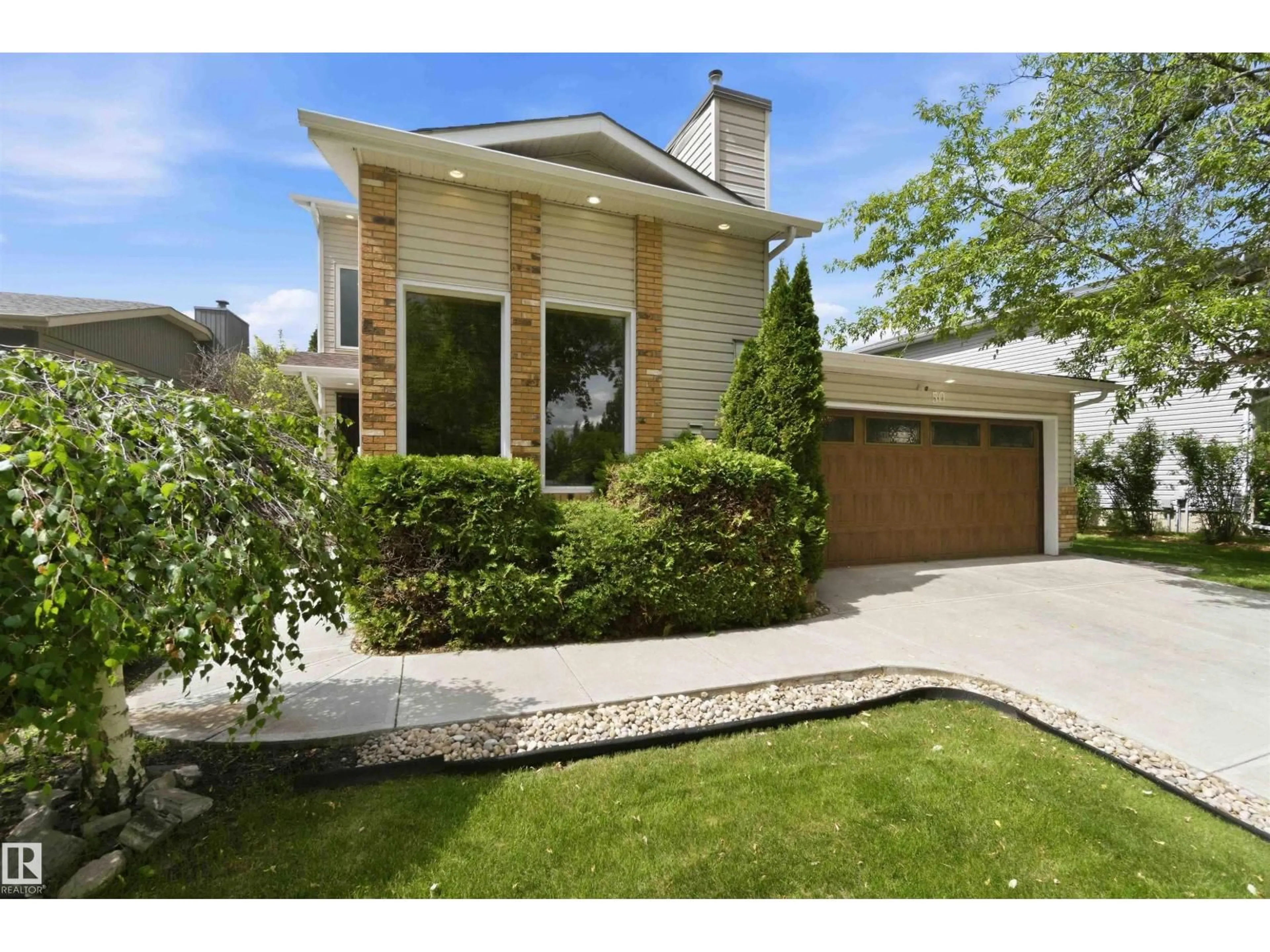 Home with brick exterior material, street for 50 PATTERSON CR, St. Albert Alberta T8N4T7