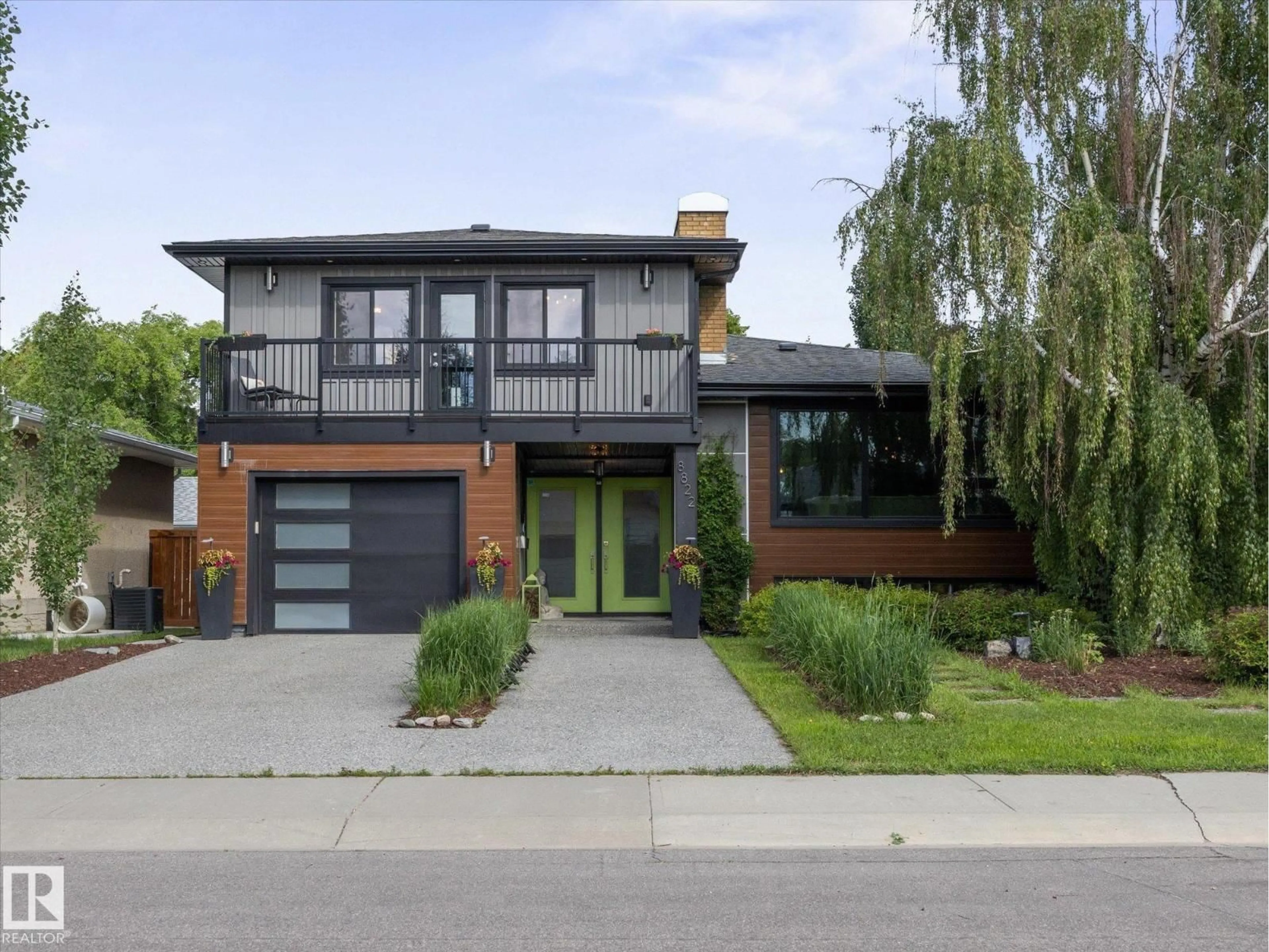 Home with brick exterior material, street for NW - 8822 161 ST, Edmonton Alberta T5R2L2