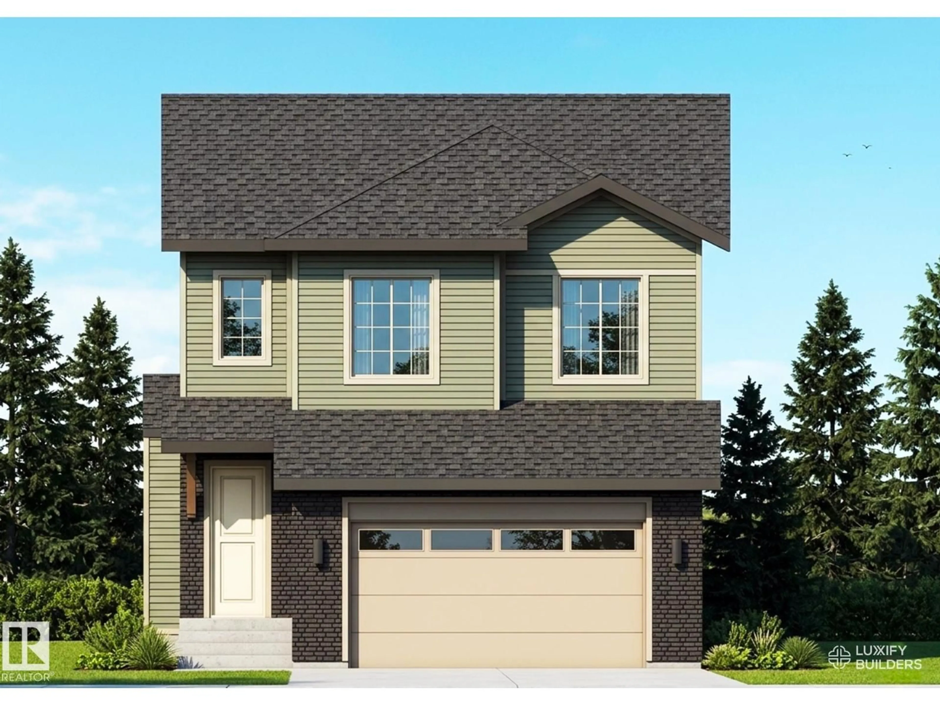 Home with vinyl exterior material, street for 9134 104 ST, Morinville Alberta T8R1C9