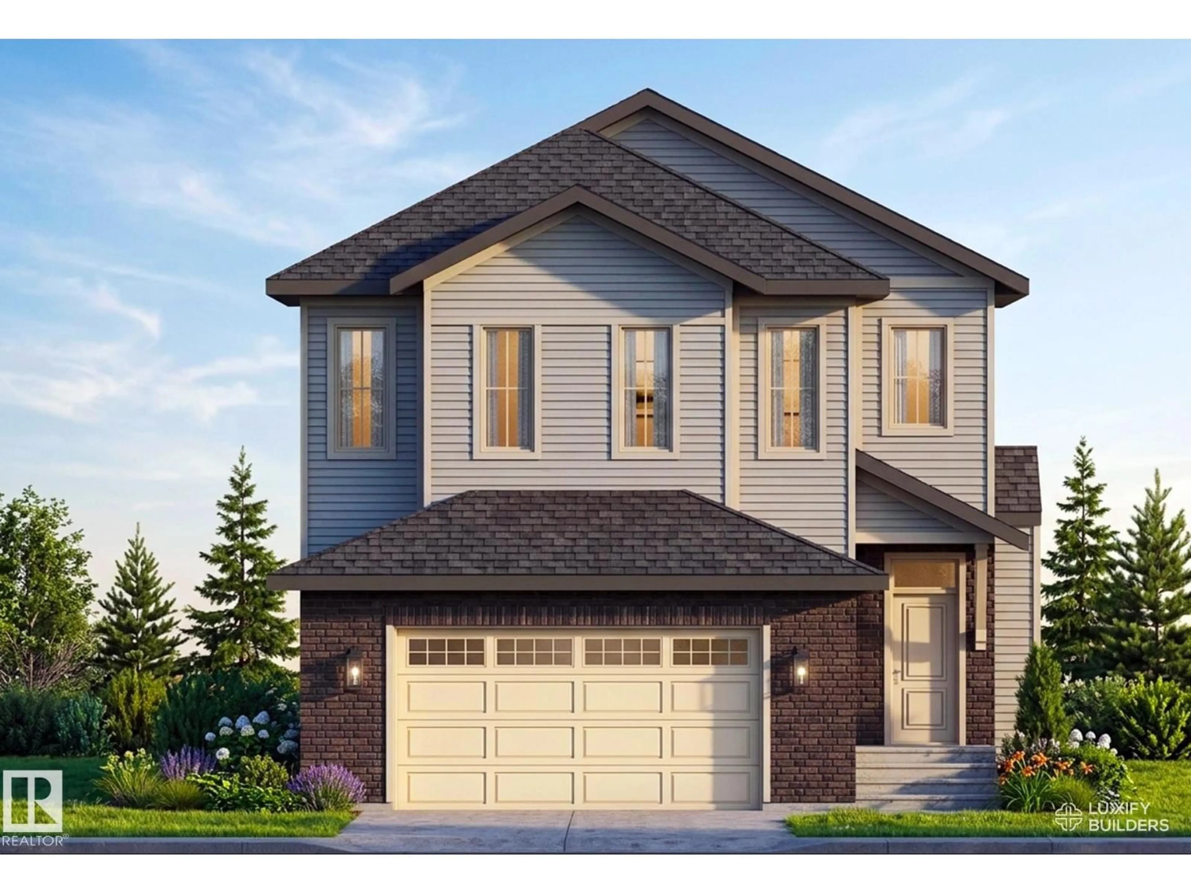 Home with brick exterior material, street for 9138 104 ST, Morinville Alberta T8R1C9