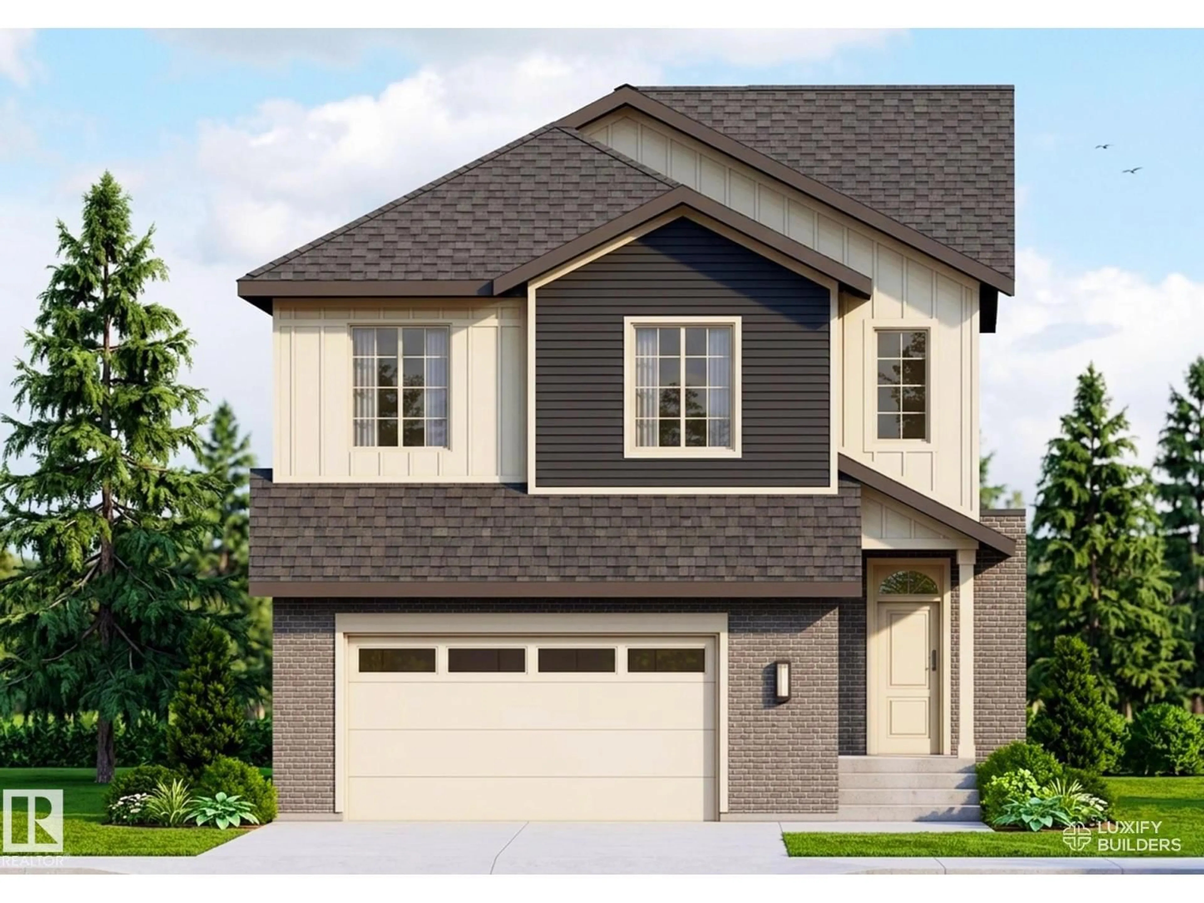 Home with vinyl exterior material, street for 9142 104 ST, Morinville Alberta T8R1C9