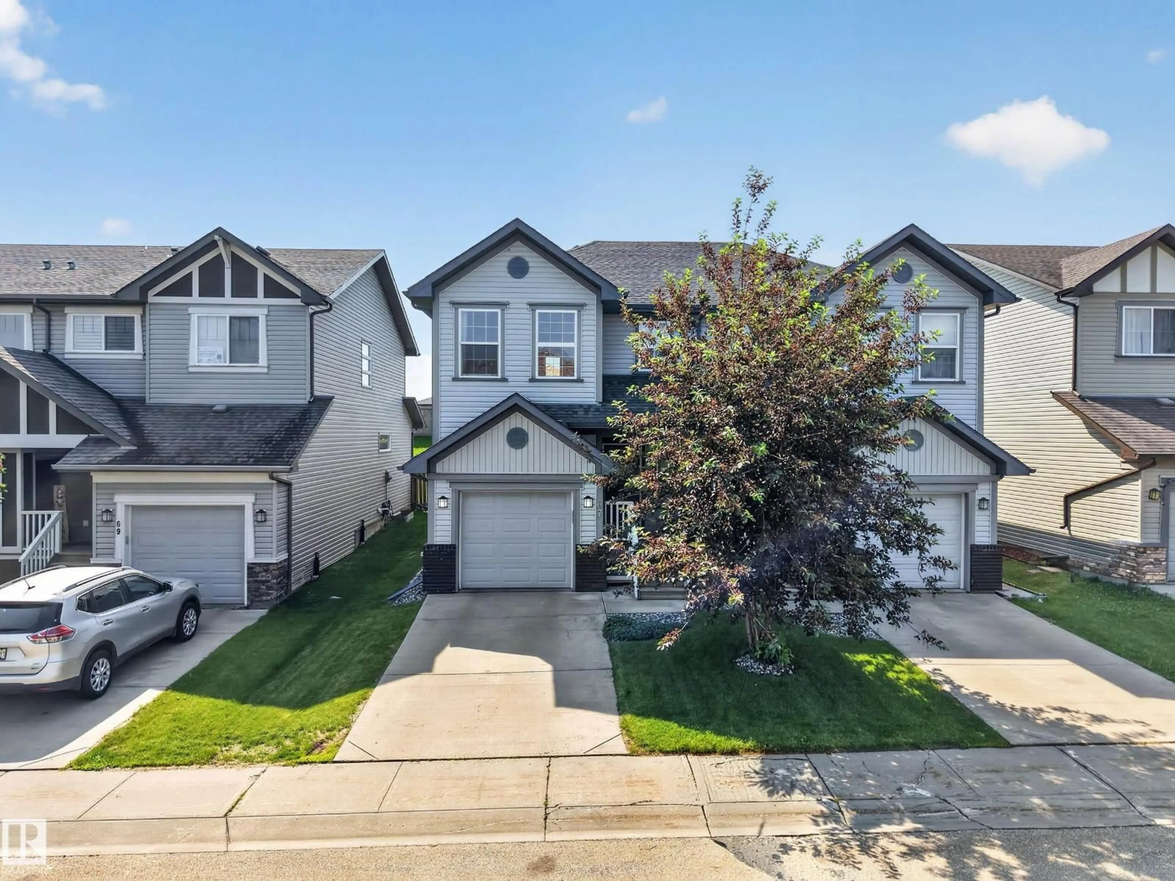 A pic from outside/outdoor area/front of a property/back of a property/a pic from drone, street for 67 HARTWICK LO, Spruce Grove Alberta T7X0A5