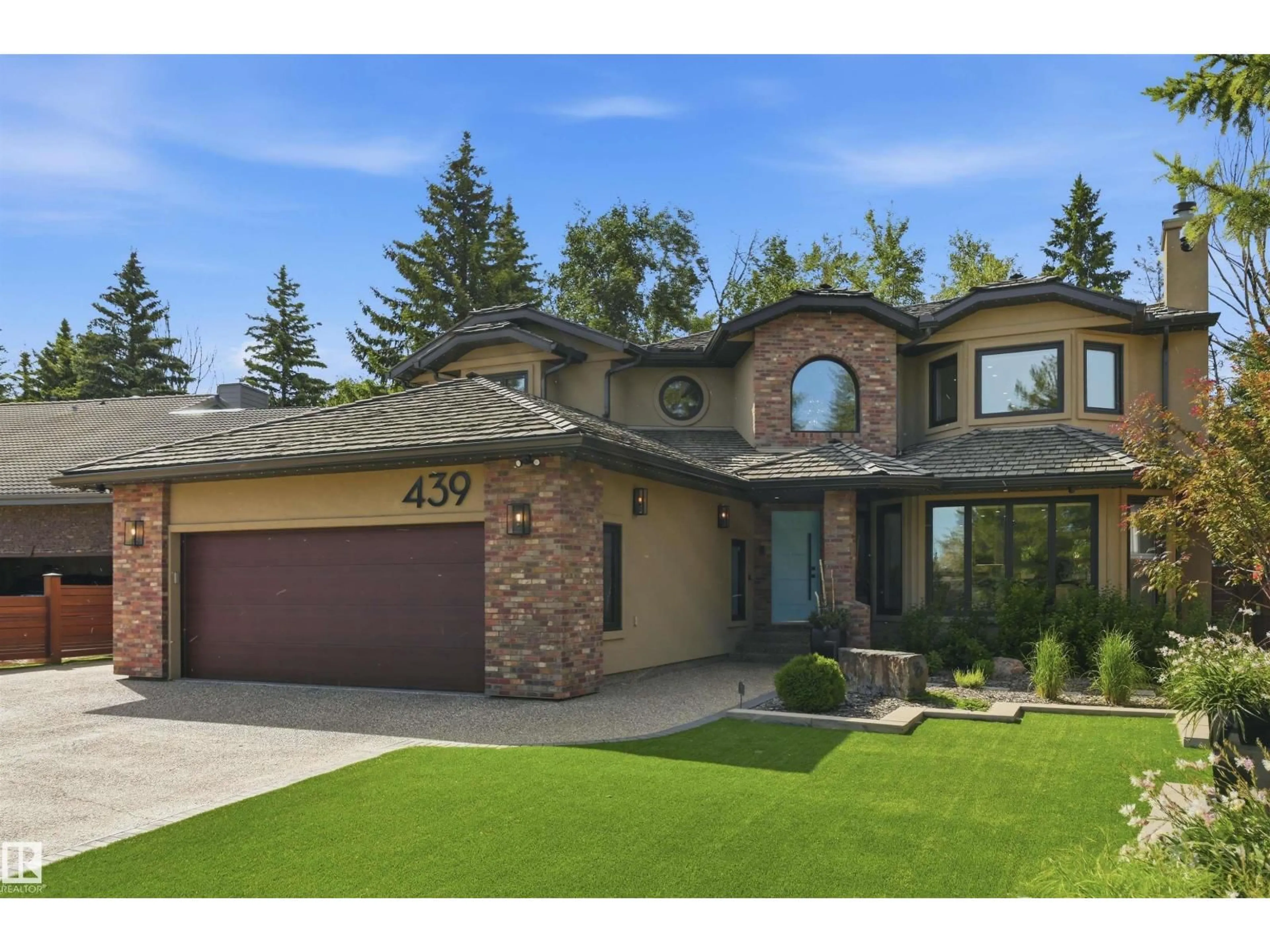 Home with brick exterior material, street for 439 ROONEY CR, Edmonton Alberta T6R1C5