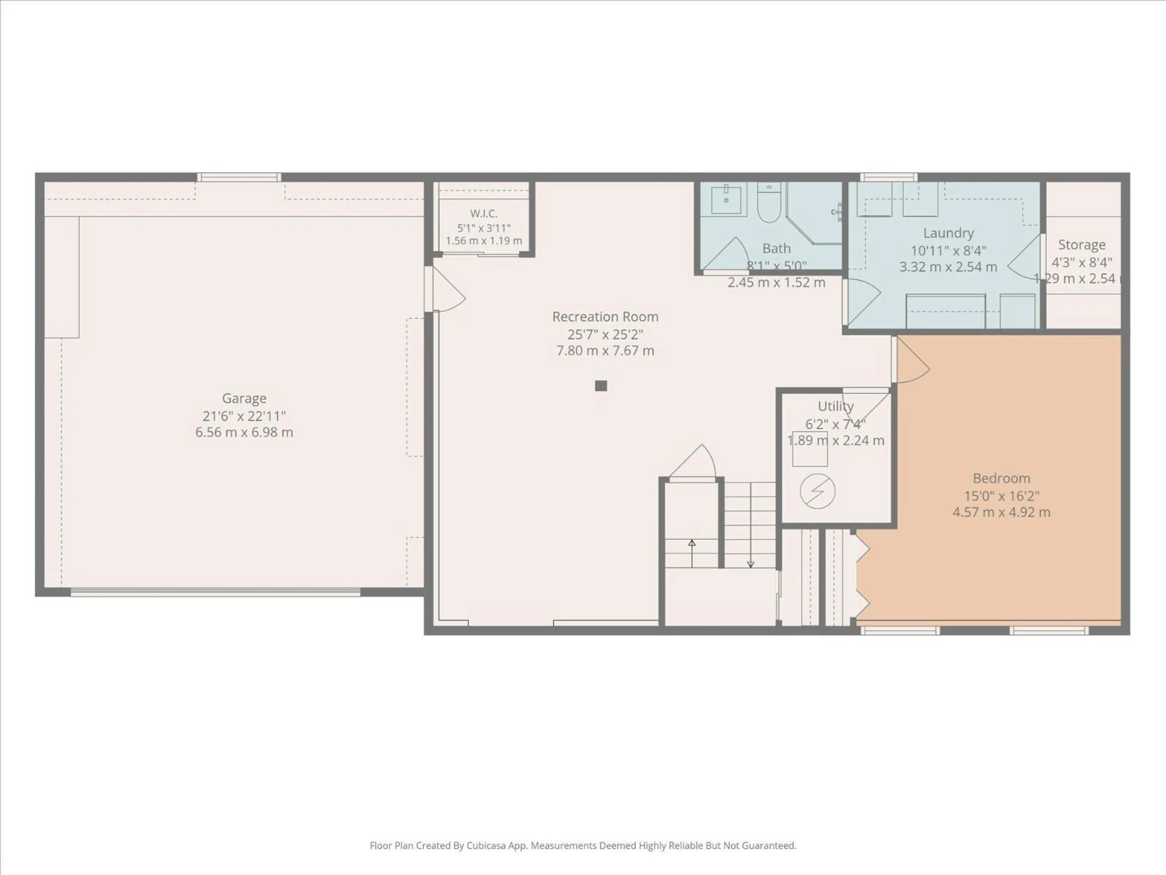 Floor plan for #2 - 1511 PARKLAND DR, Rural Parkland County Alberta T7Y2T6