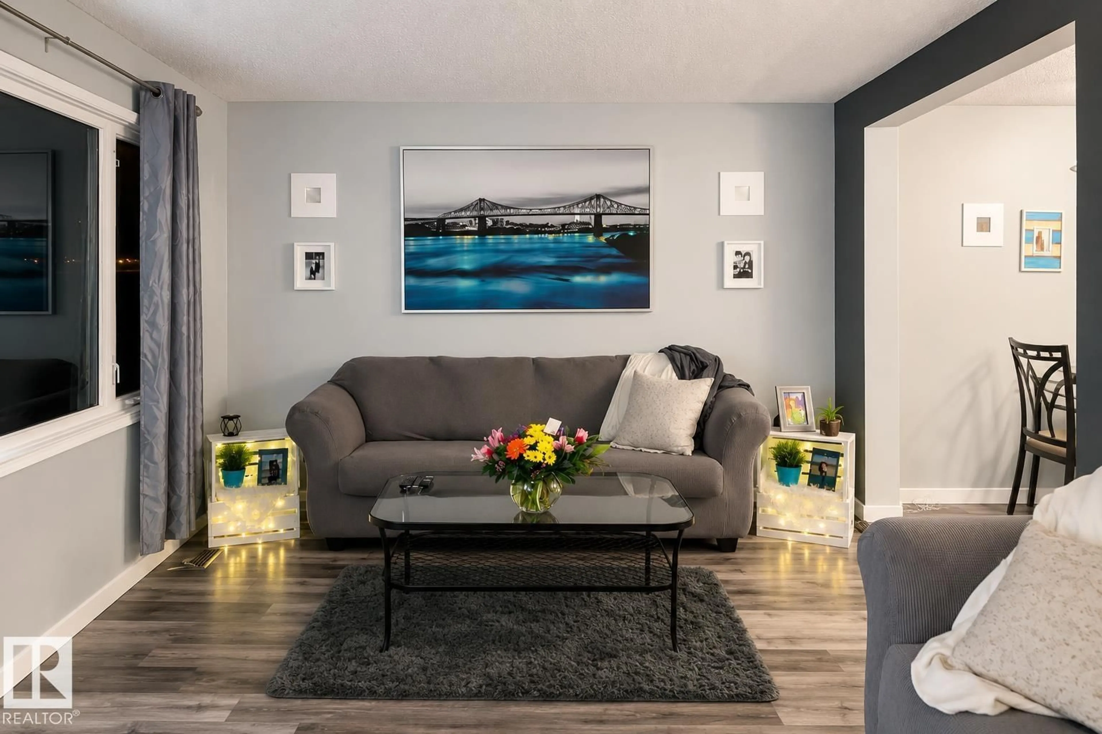Living room with furniture, unknown for NW - 261 CALLINGWOOD TWO TW, Edmonton Alberta T5T1A3