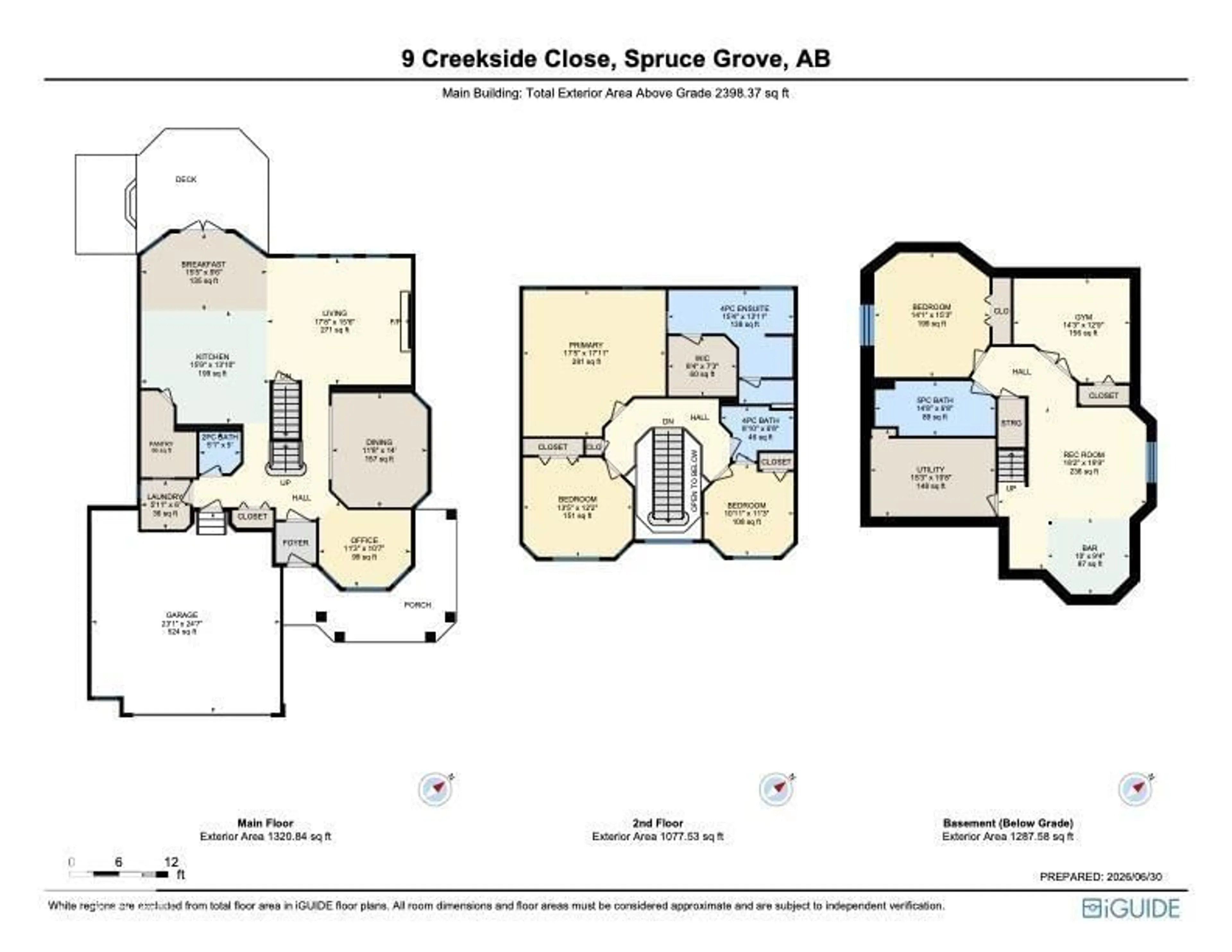 Floor plan for 9 CREEKSIDE CL, Spruce Grove Alberta T7X4N9