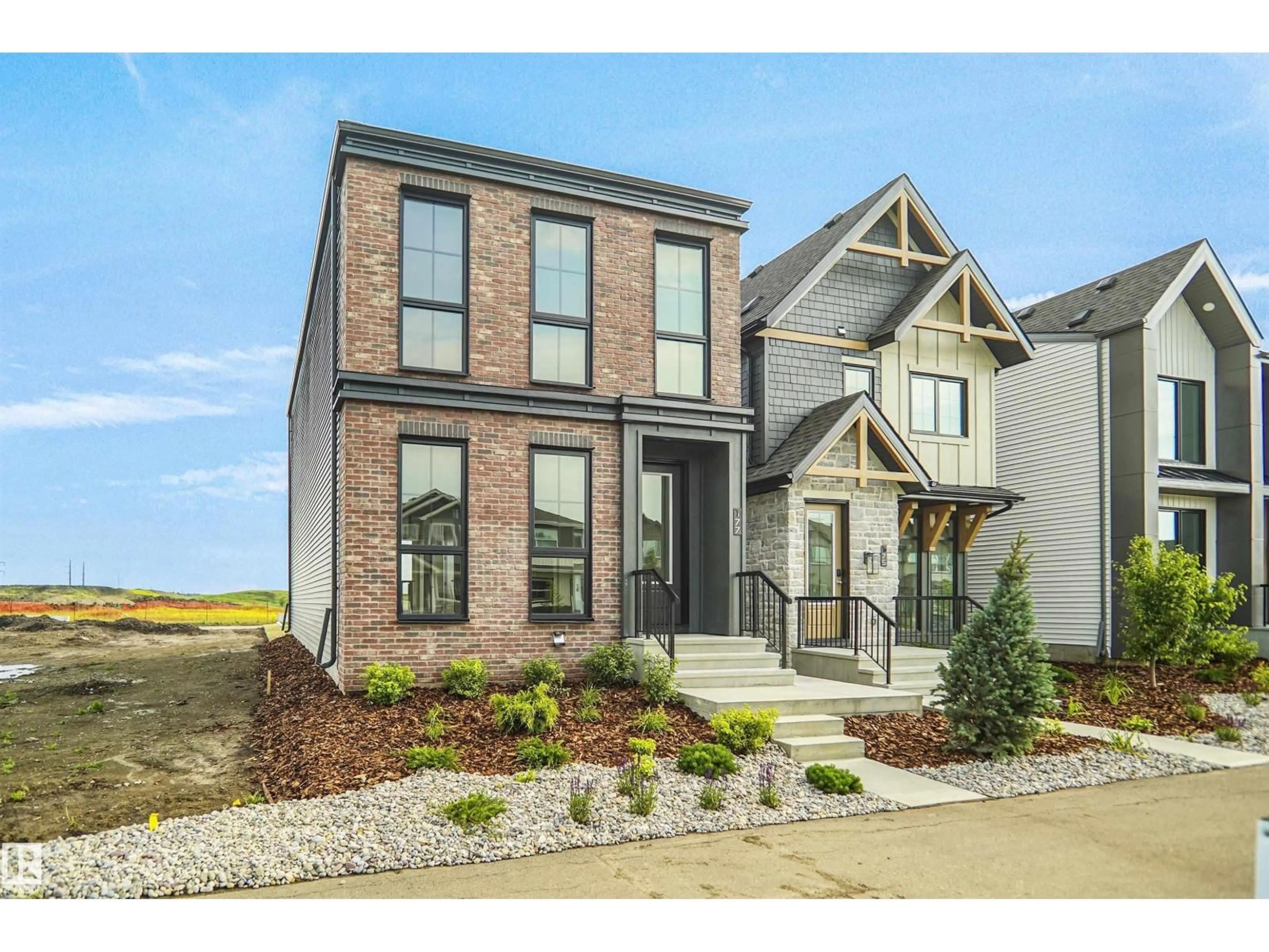 Home with brick exterior material, street for 77 SIENNA BV, Fort Saskatchewan Alberta T8L0Z1