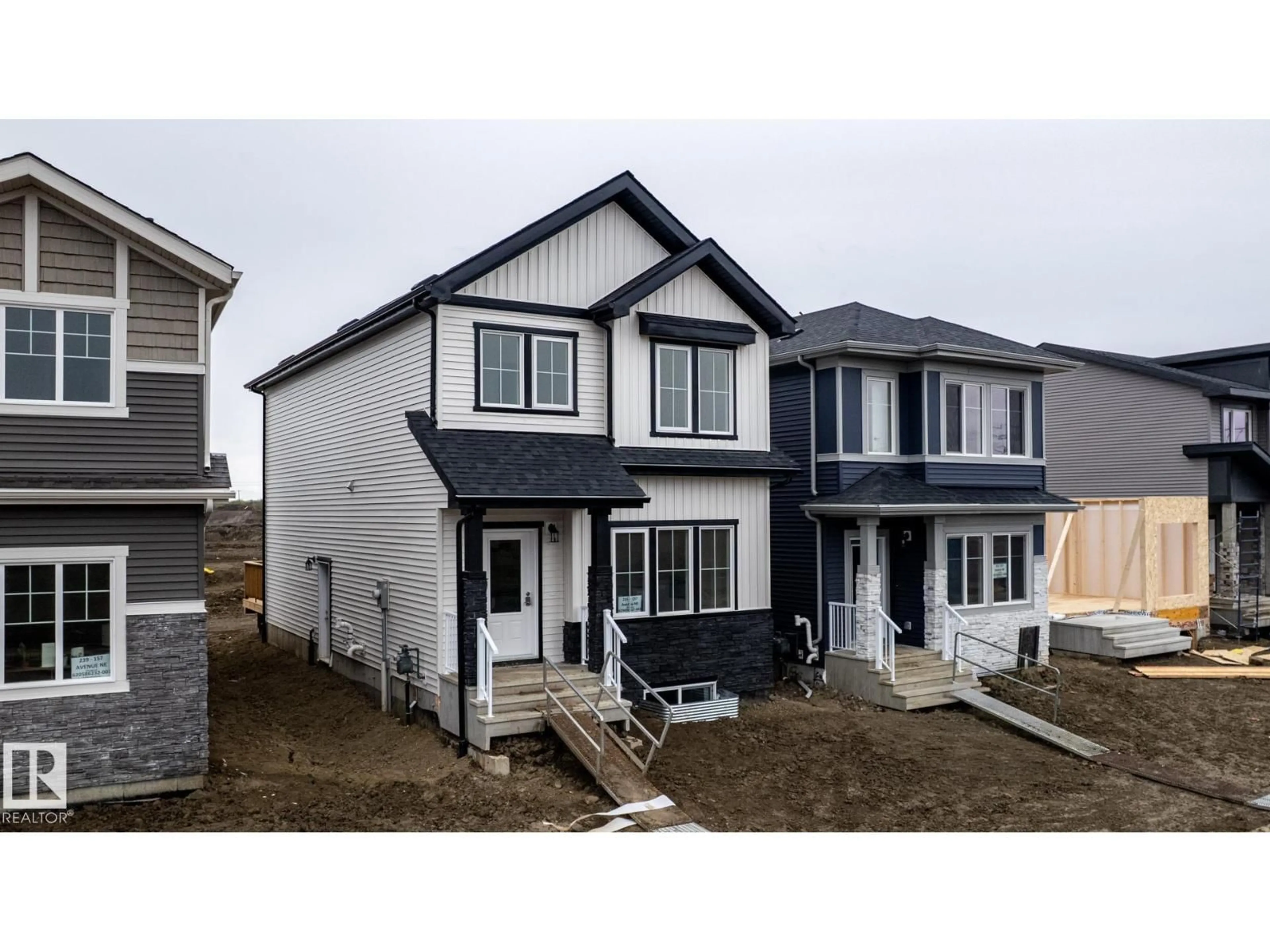 A pic from outside/outdoor area/front of a property/back of a property/a pic from drone, street for NE - 235 157 AV, Edmonton Alberta T5Y6K8