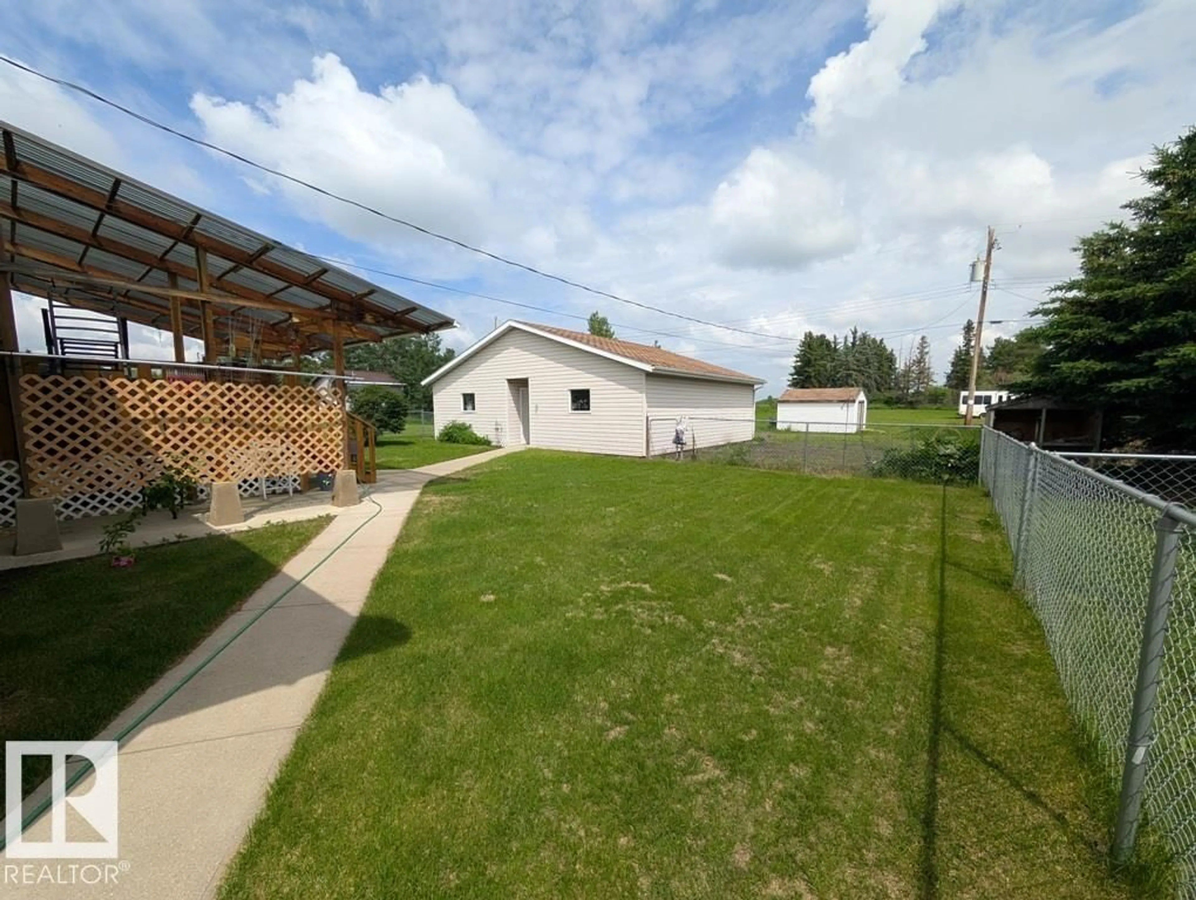 A pic from outside/outdoor area/front of a property/back of a property/a pic from drone, street for 5108 53 AV, Ryley Alberta T0B4A0