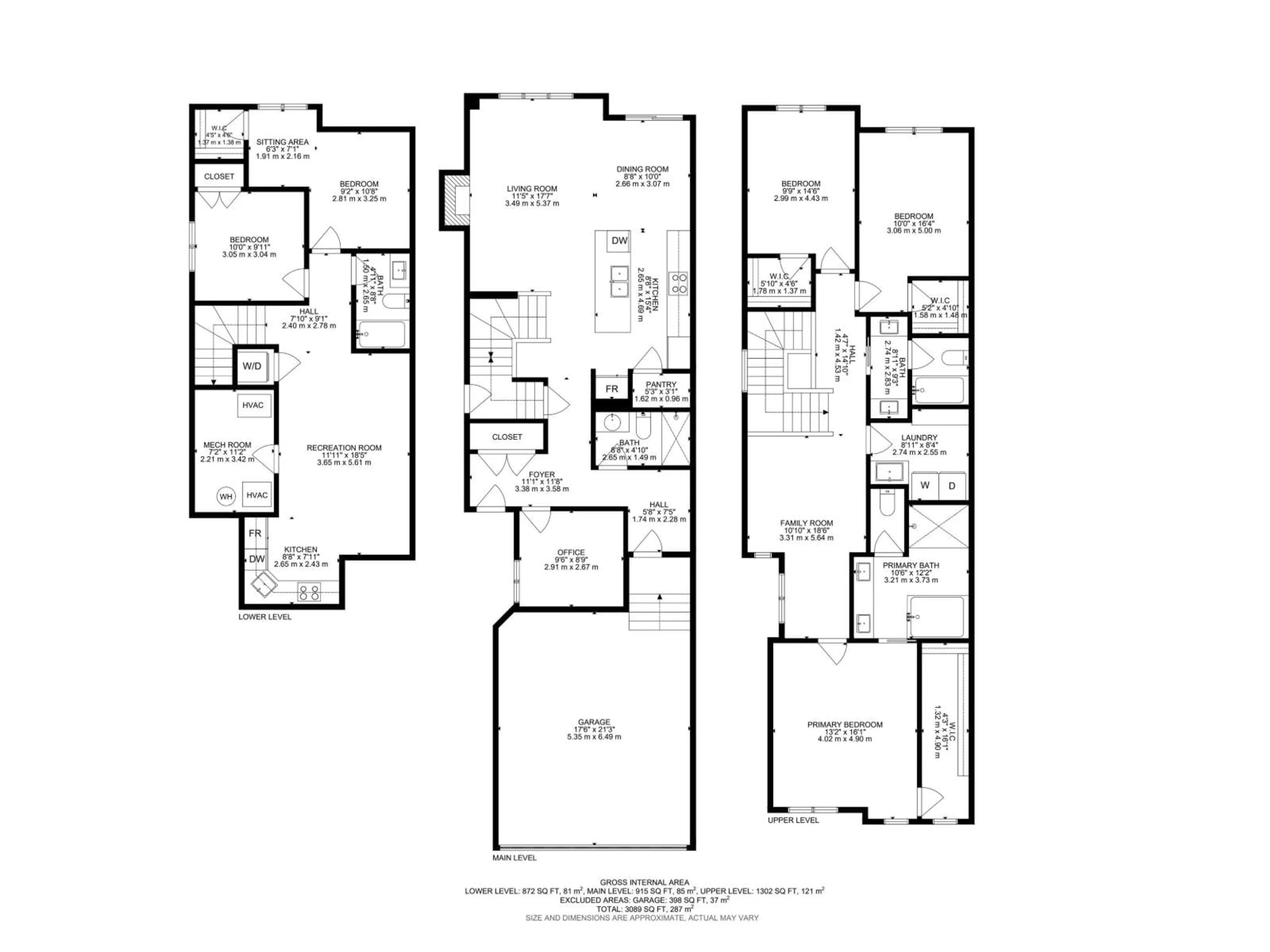 Floor plan for 10617 60A AV, Edmonton Alberta T6H1K5