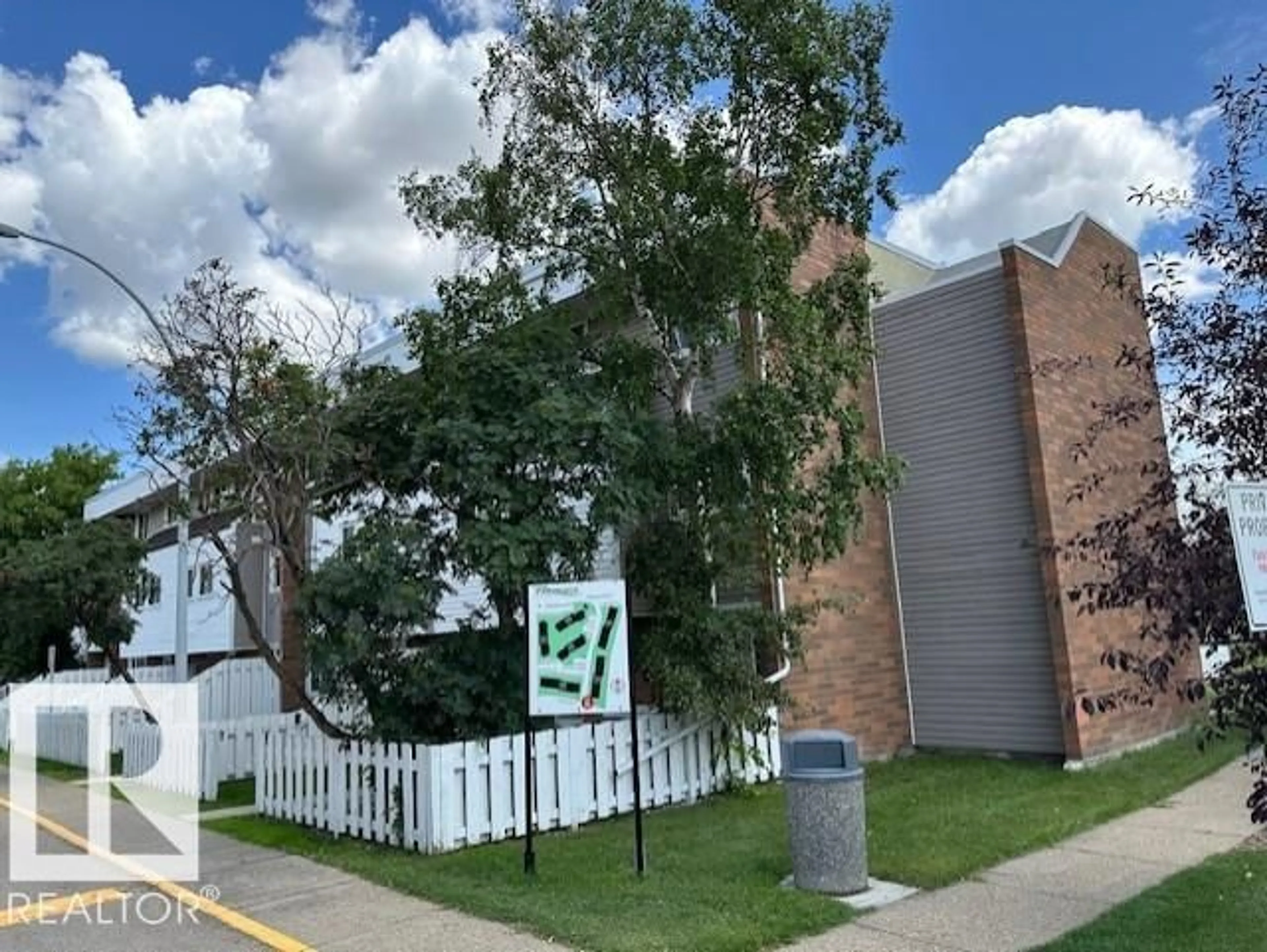 A pic from outside/outdoor area/front of a property/back of a property/a pic from drone, street for 313 - 2908 116A AV, Edmonton Alberta T5W4R7