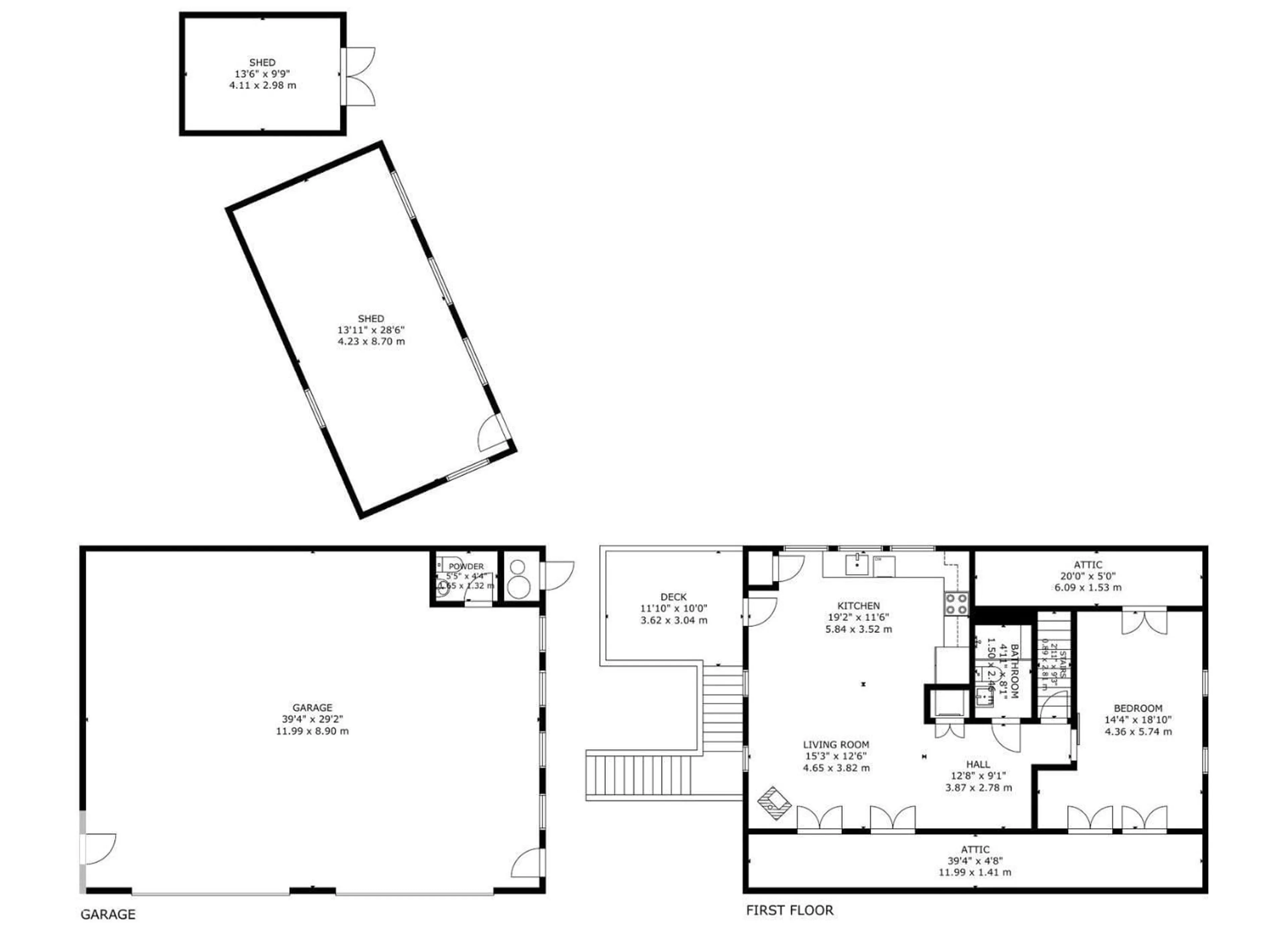 Floor plan for 55301 RANGE ROAD 272, Rural Sturgeon County Alberta T8R0P5