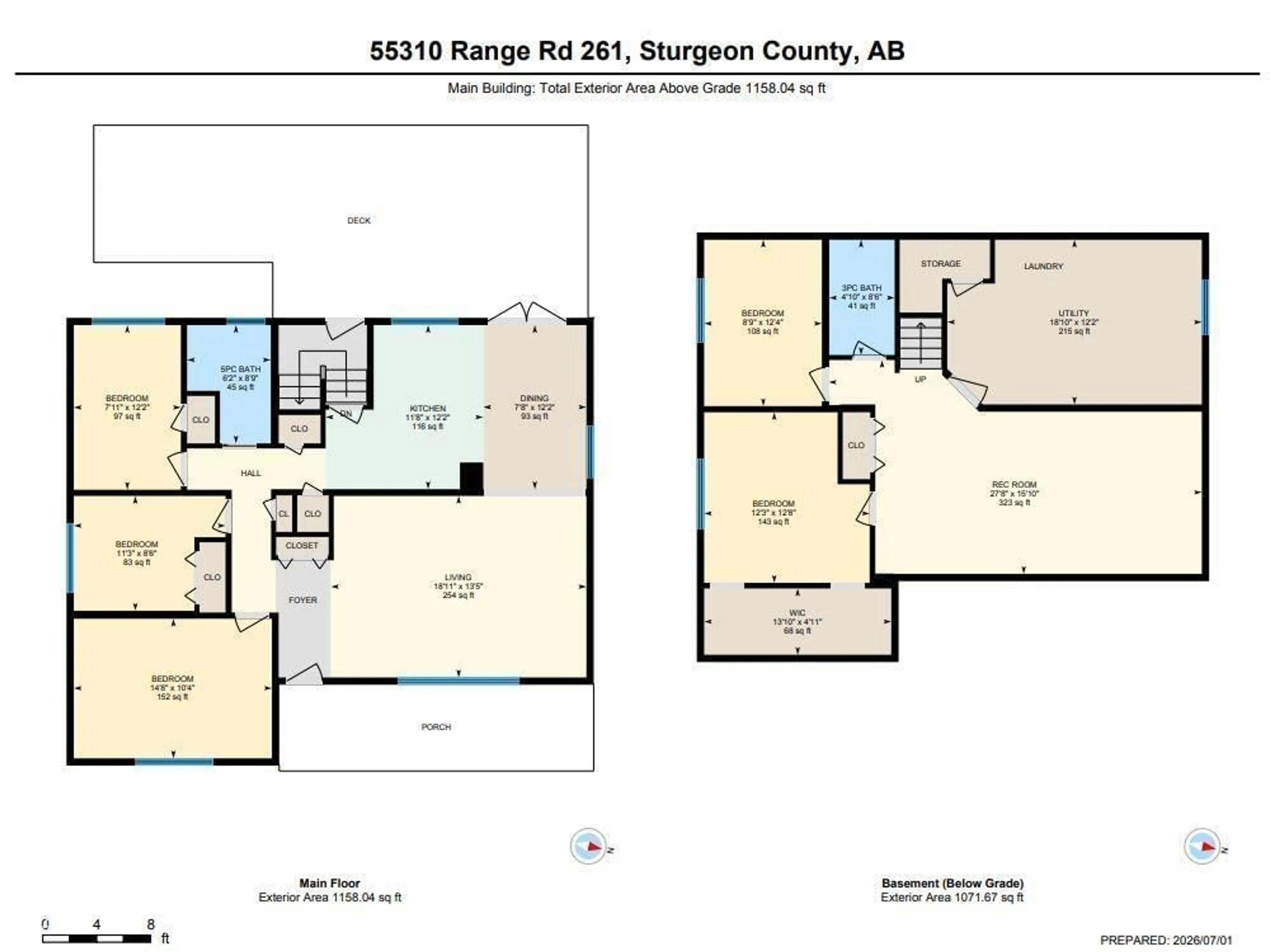 Floor plan for 55310 RGE ROAD 261, Rural Sturgeon County Alberta T8R0V6