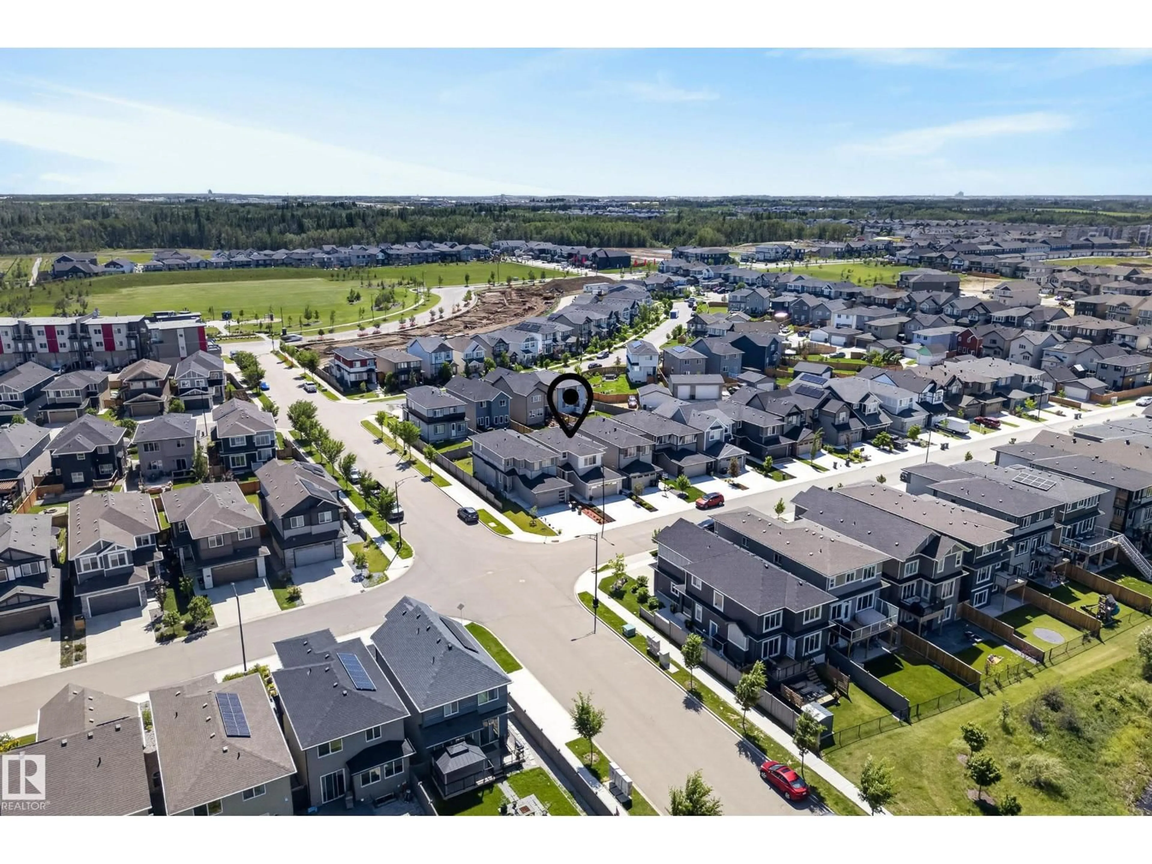 A pic from outside/outdoor area/front of a property/back of a property/a pic from drone, street for 20907 131 AV, Edmonton Alberta T5S0P4