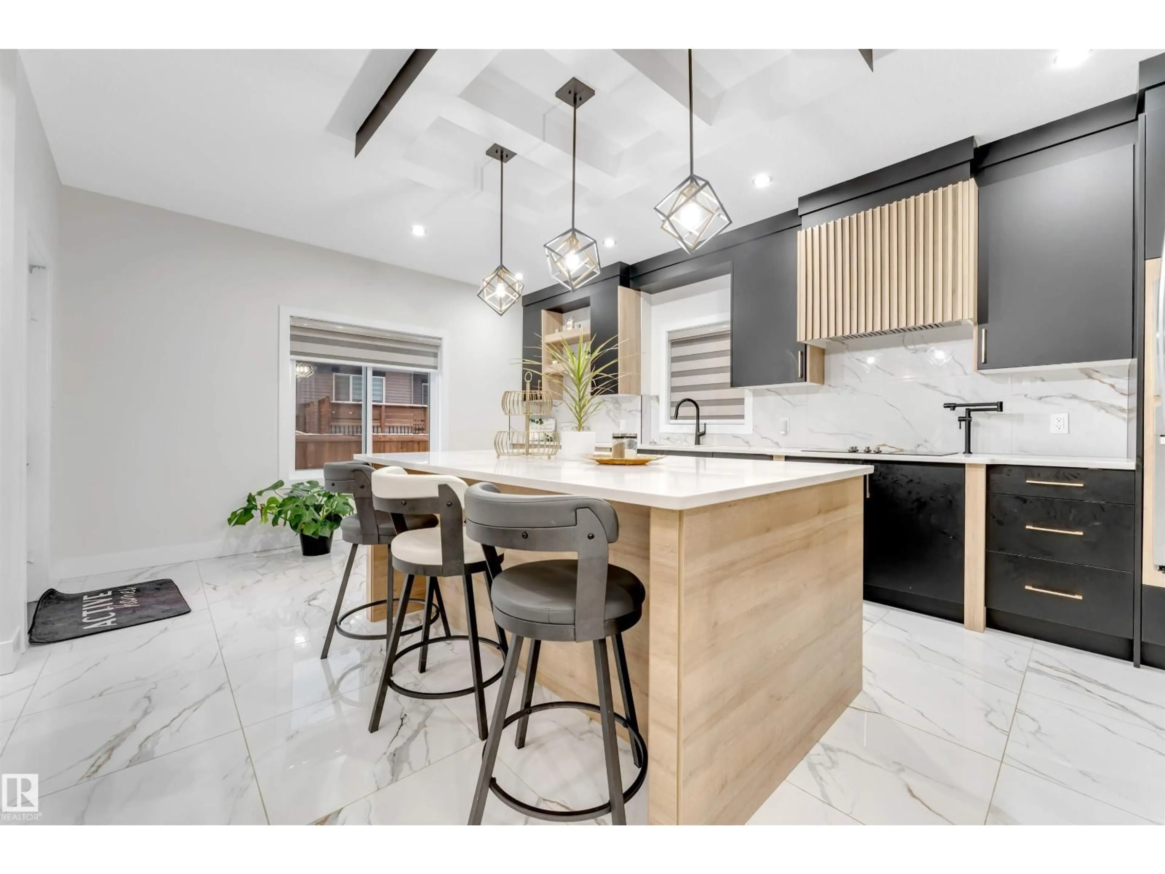 Contemporary kitchen, ceramic/tile floor for 16916 47 ST, Edmonton Alberta T5Y4J5
