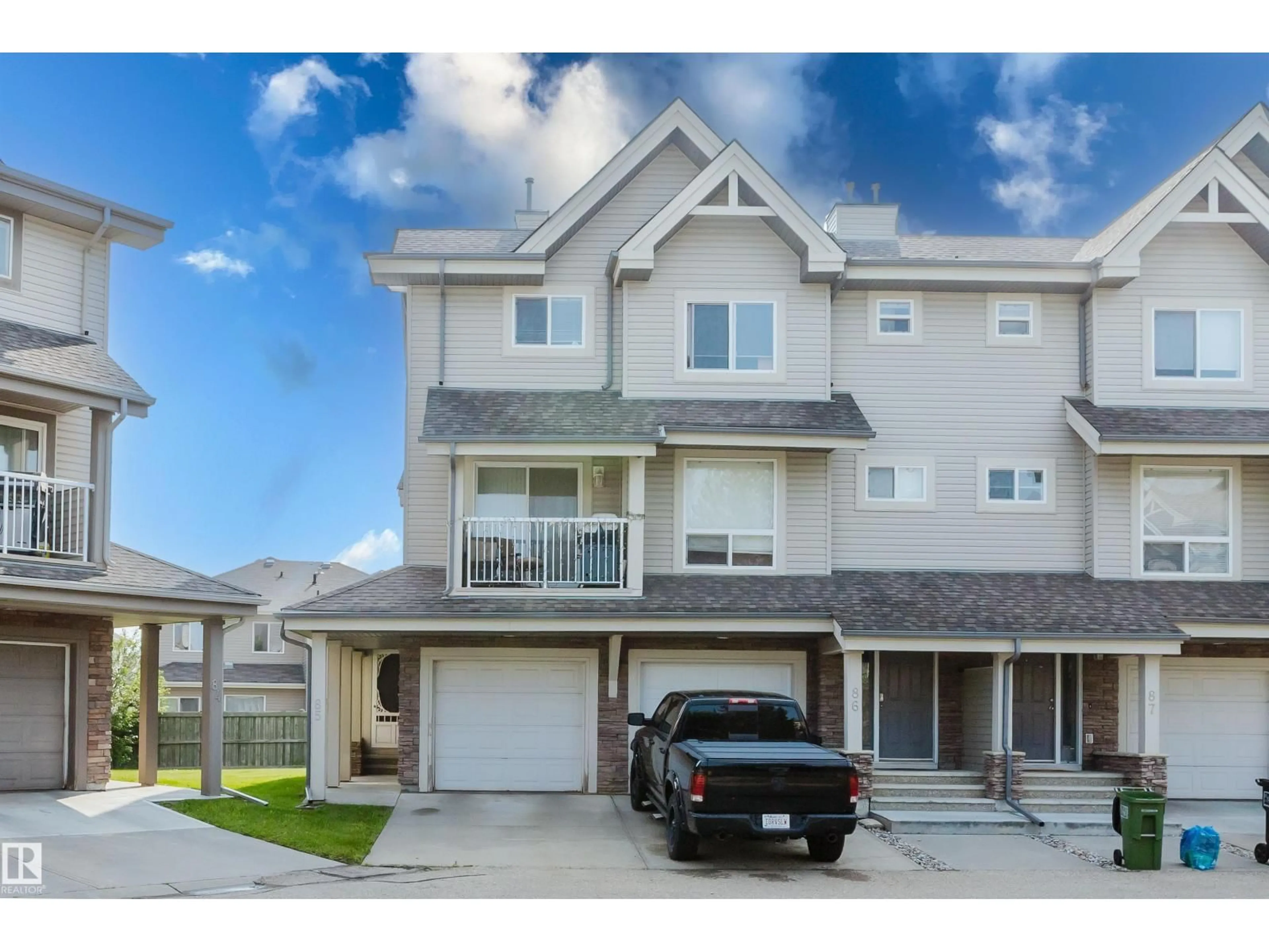 Home with vinyl exterior material, street for 85 12050 17 AV SW, Edmonton Alberta T6W1X4