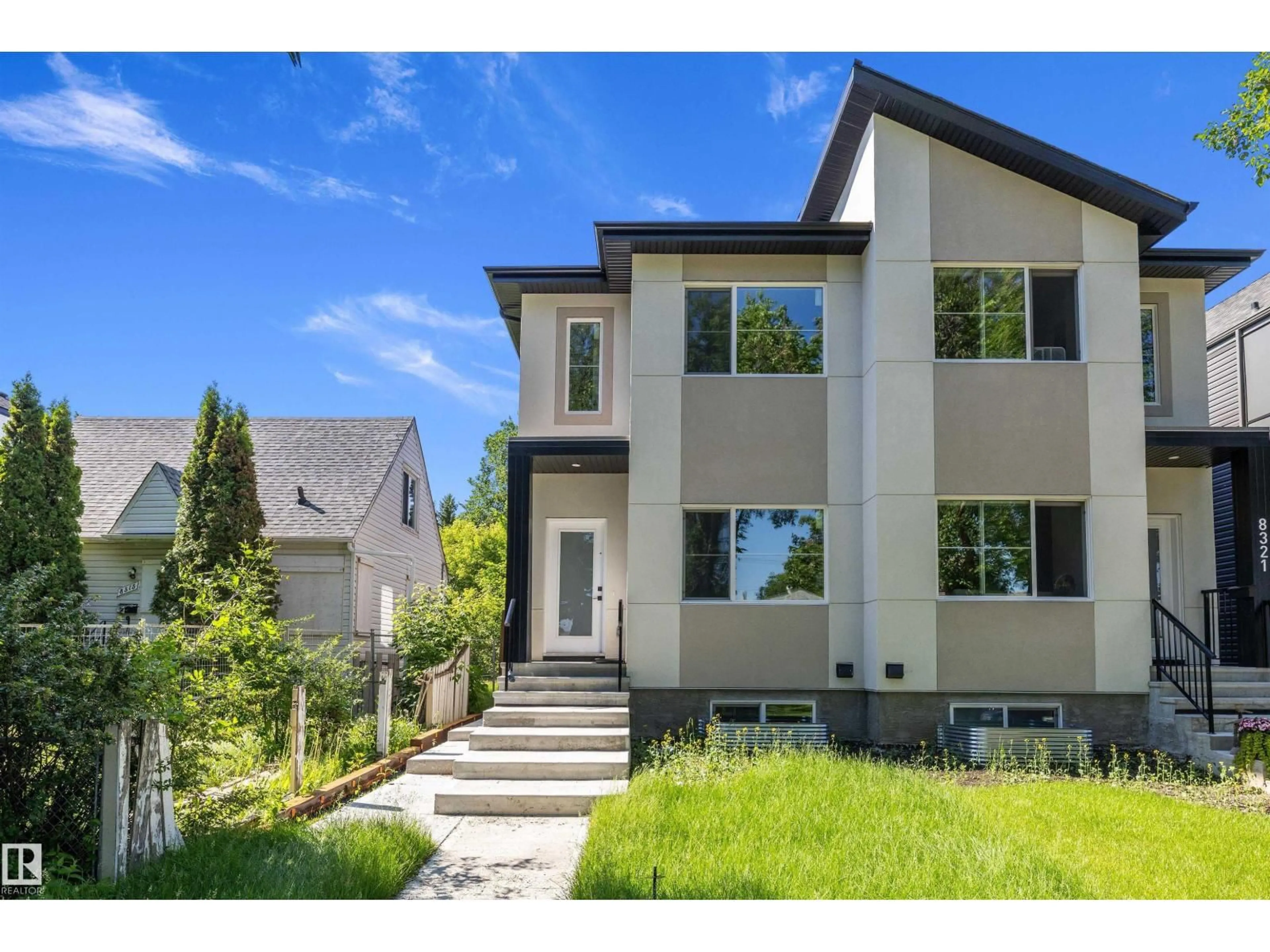 Home with brick exterior material, street for 8319 81 AV, Edmonton Alberta T6C0W1