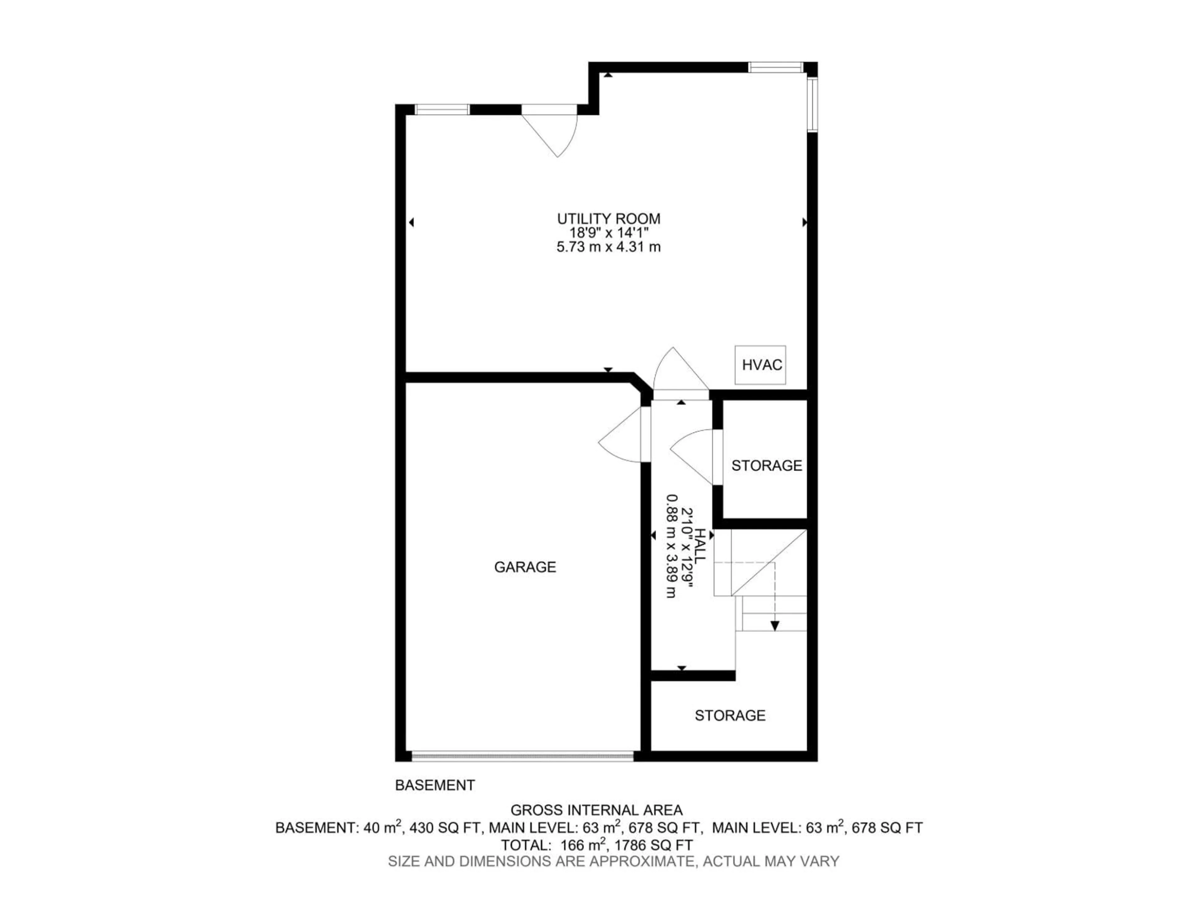 Floor plan for 4259 29 AV, Edmonton Alberta T6L6W5