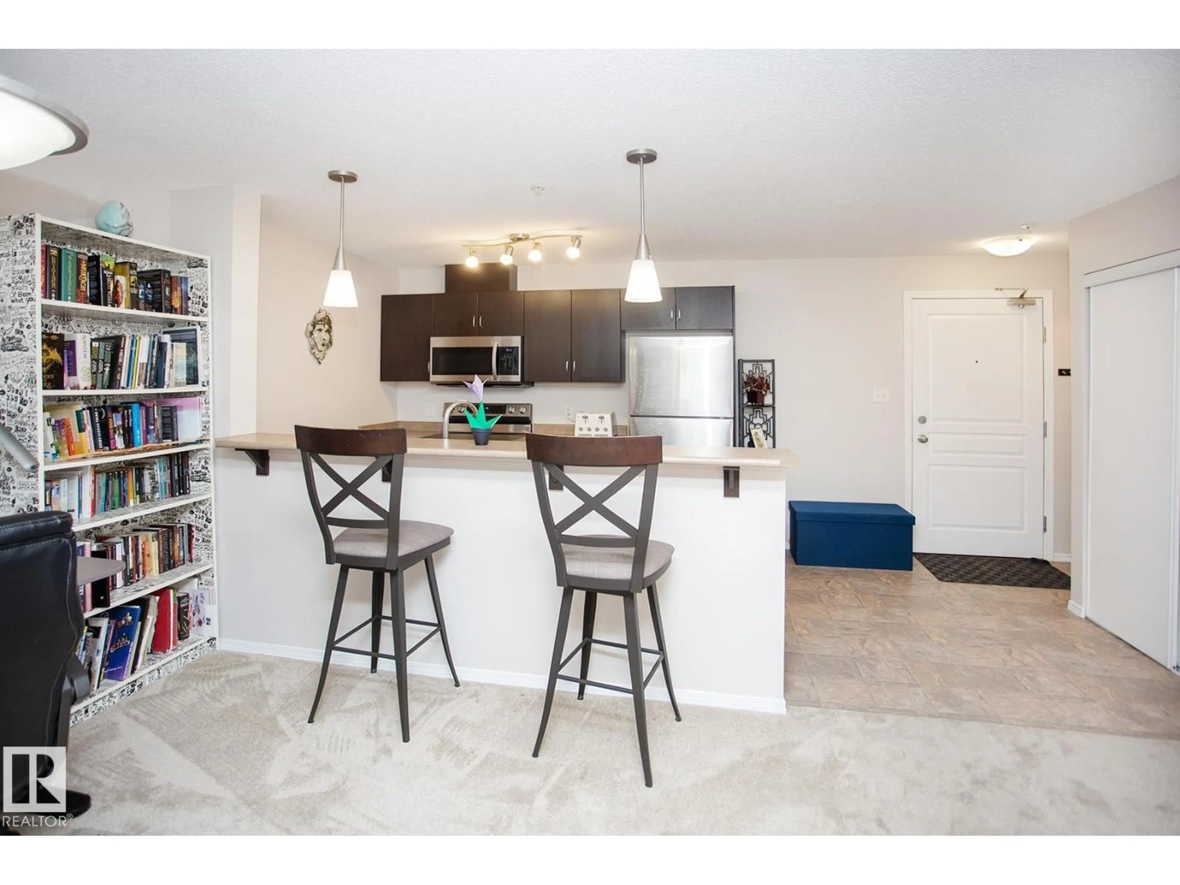 Open concept kitchen, unknown for #235 - 1180 HYNDMAN RD, Edmonton Alberta T5A0P8
