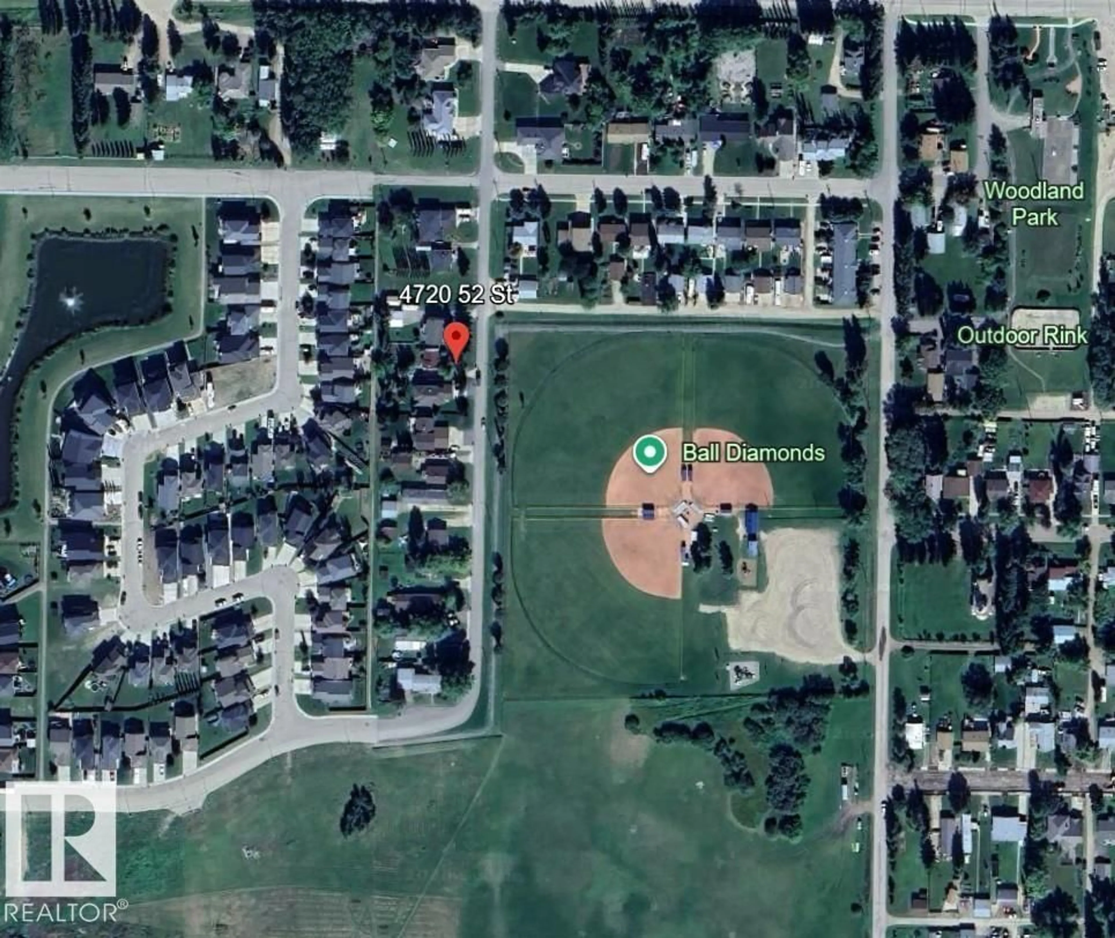 Picture of a map for 4720 52 ST, Calmar Alberta T0C0V0