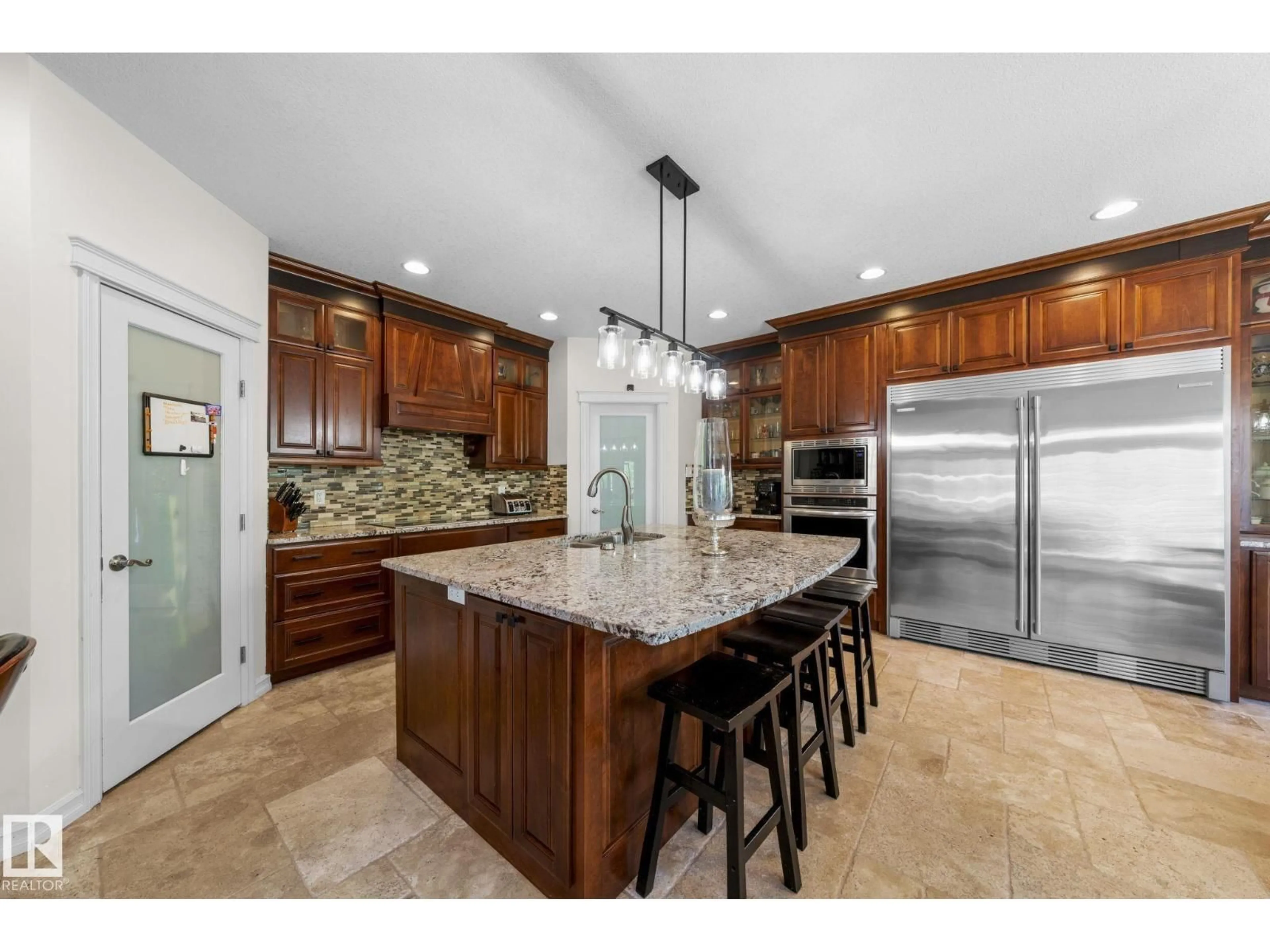 Open concept kitchen, ceramic/tile floor for 51110 - 458 RGE ROAD 212, Rural Strathcona County Alberta T8G1E7