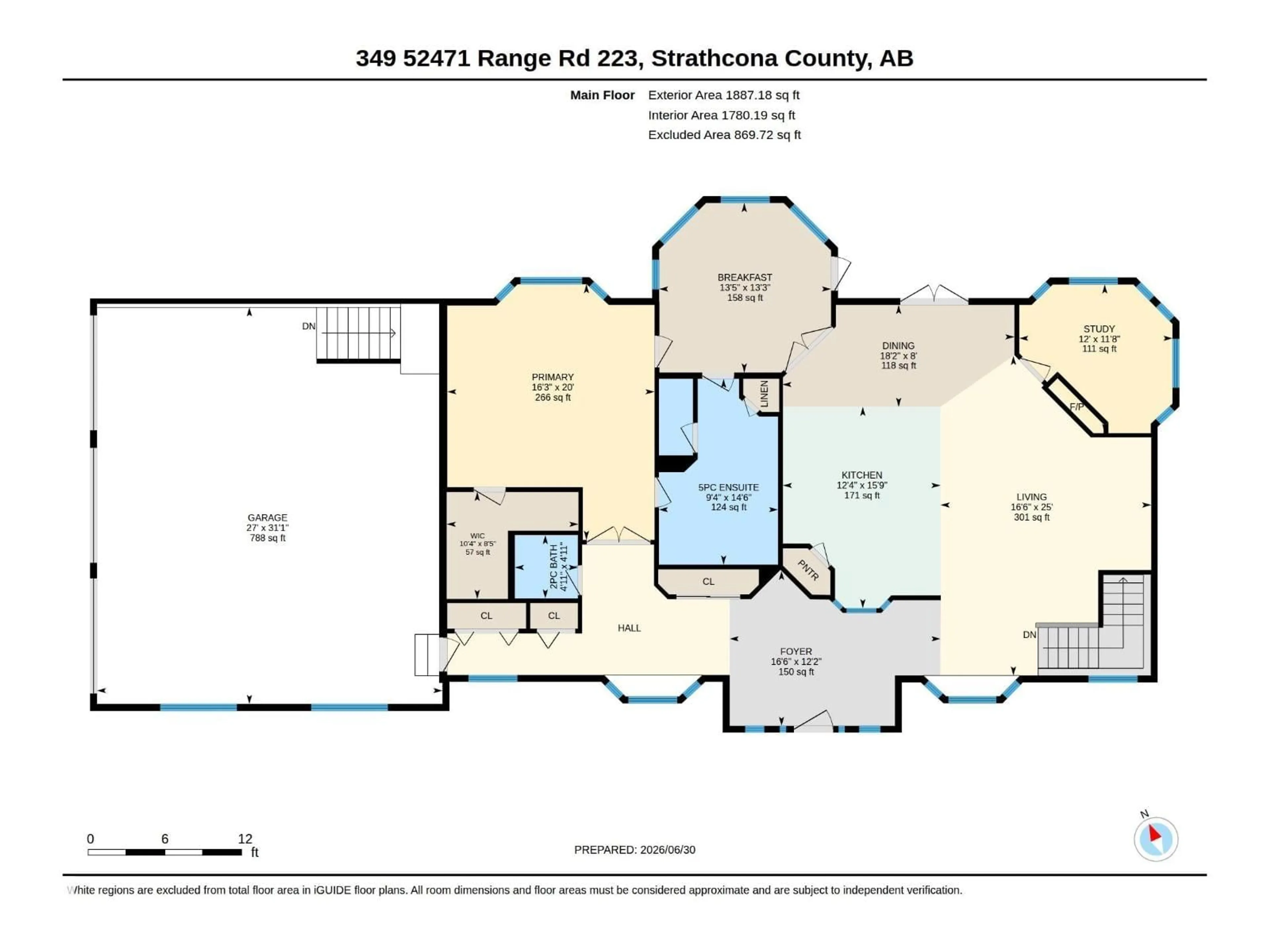 Floor plan for 349 52471 RGE ROAD RGE ROAD, Rural Strathcona County Alberta T8A4P7