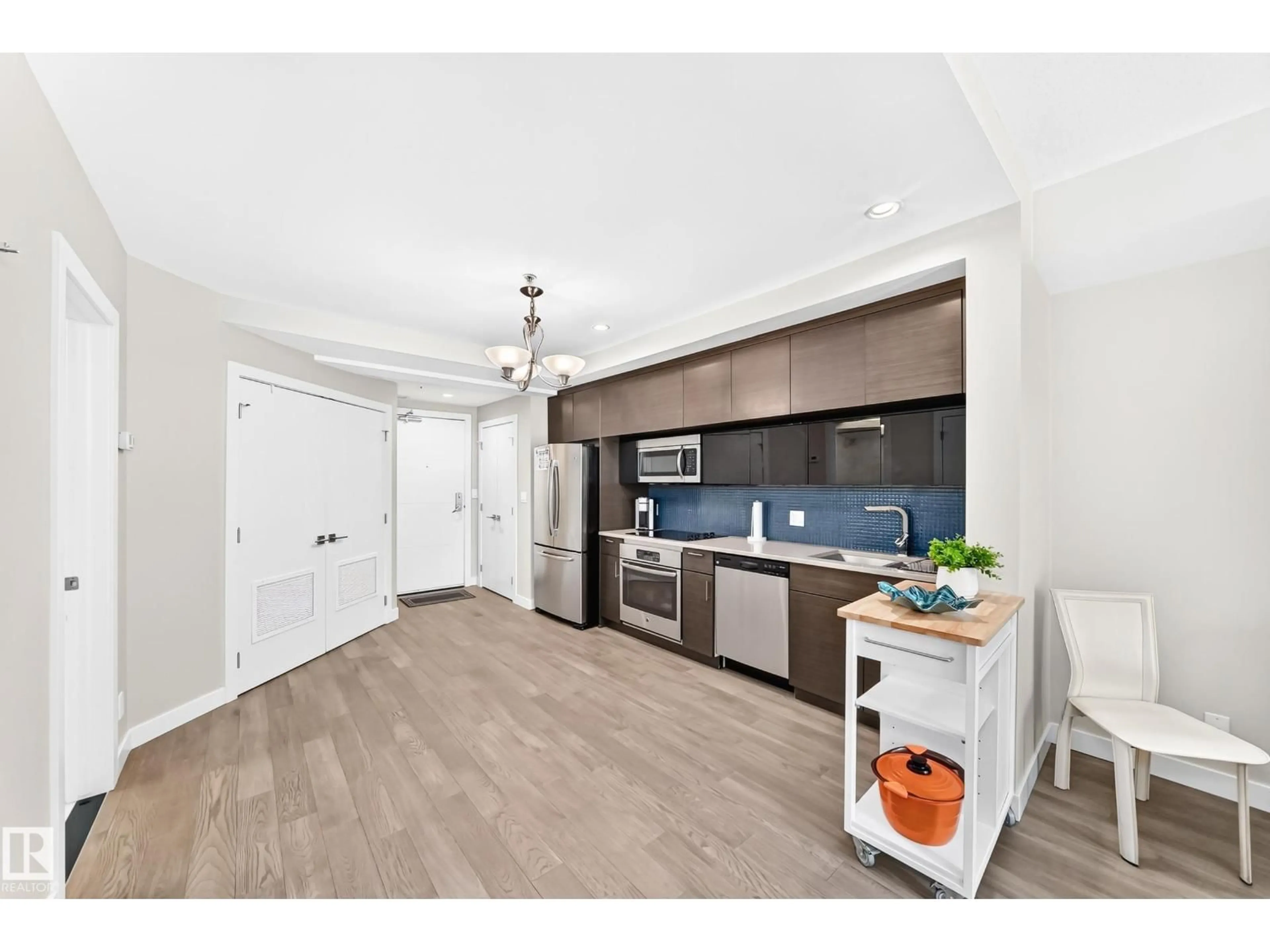 Open concept kitchen, unknown for #103 - 11710 87 AV, Edmonton Alberta T6G0Y3
