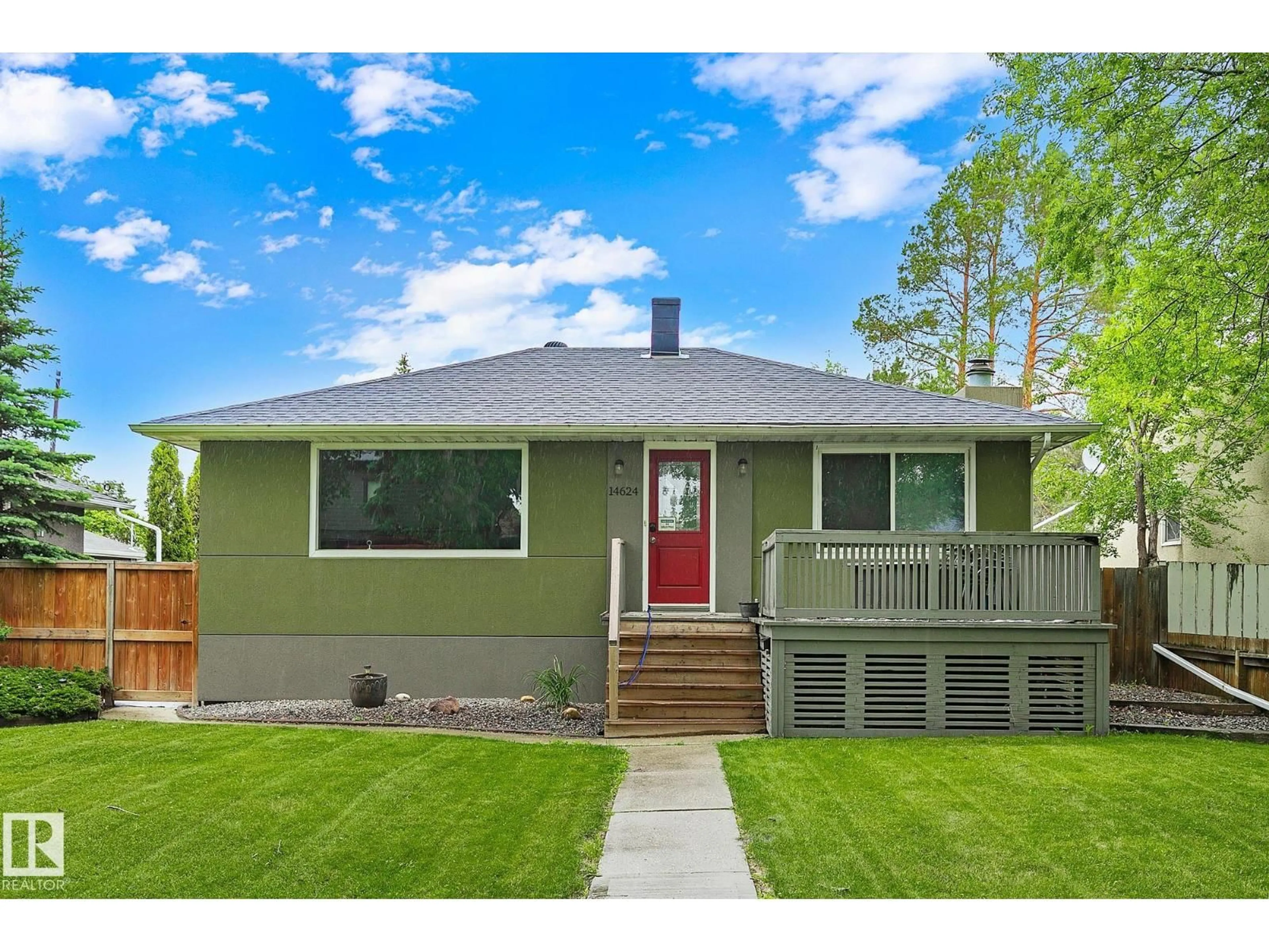 Home with vinyl exterior material, street for NW - 14624 110A AV, Edmonton Alberta T5N1K1