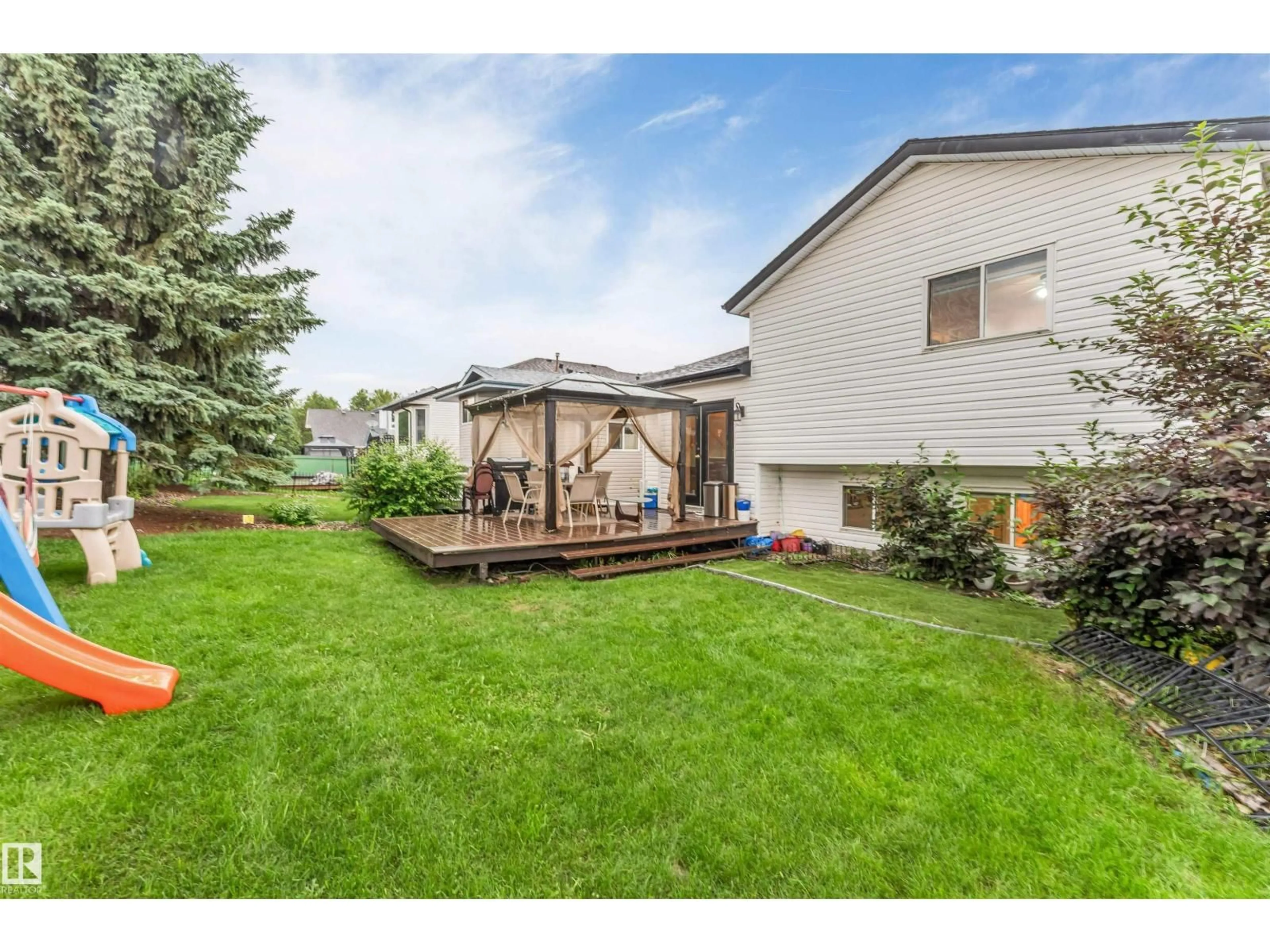 Patio, mountain view for 312 BERINGER CR, Edmonton Alberta T5T6B6