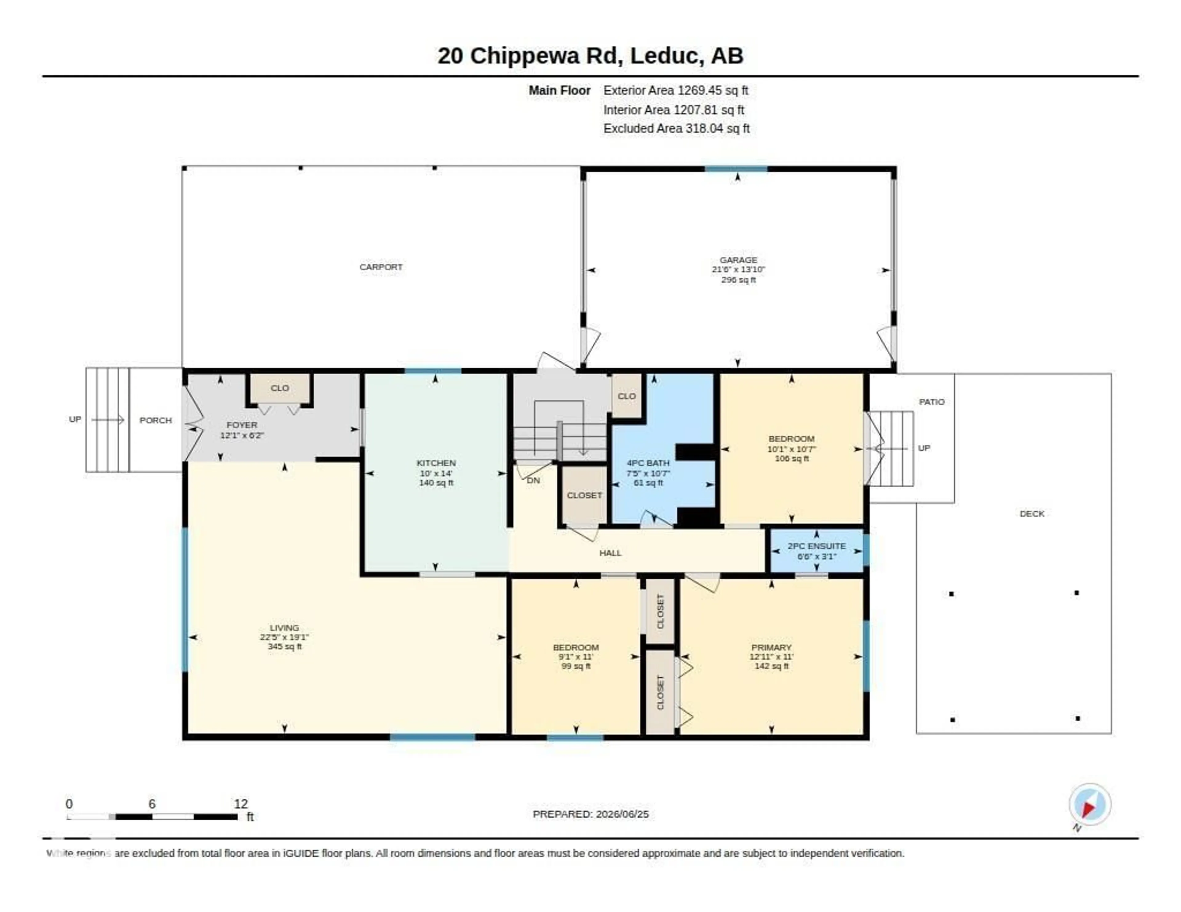 Floor plan for 20 CHIPPEWA RD, Leduc Alberta T9E4M8