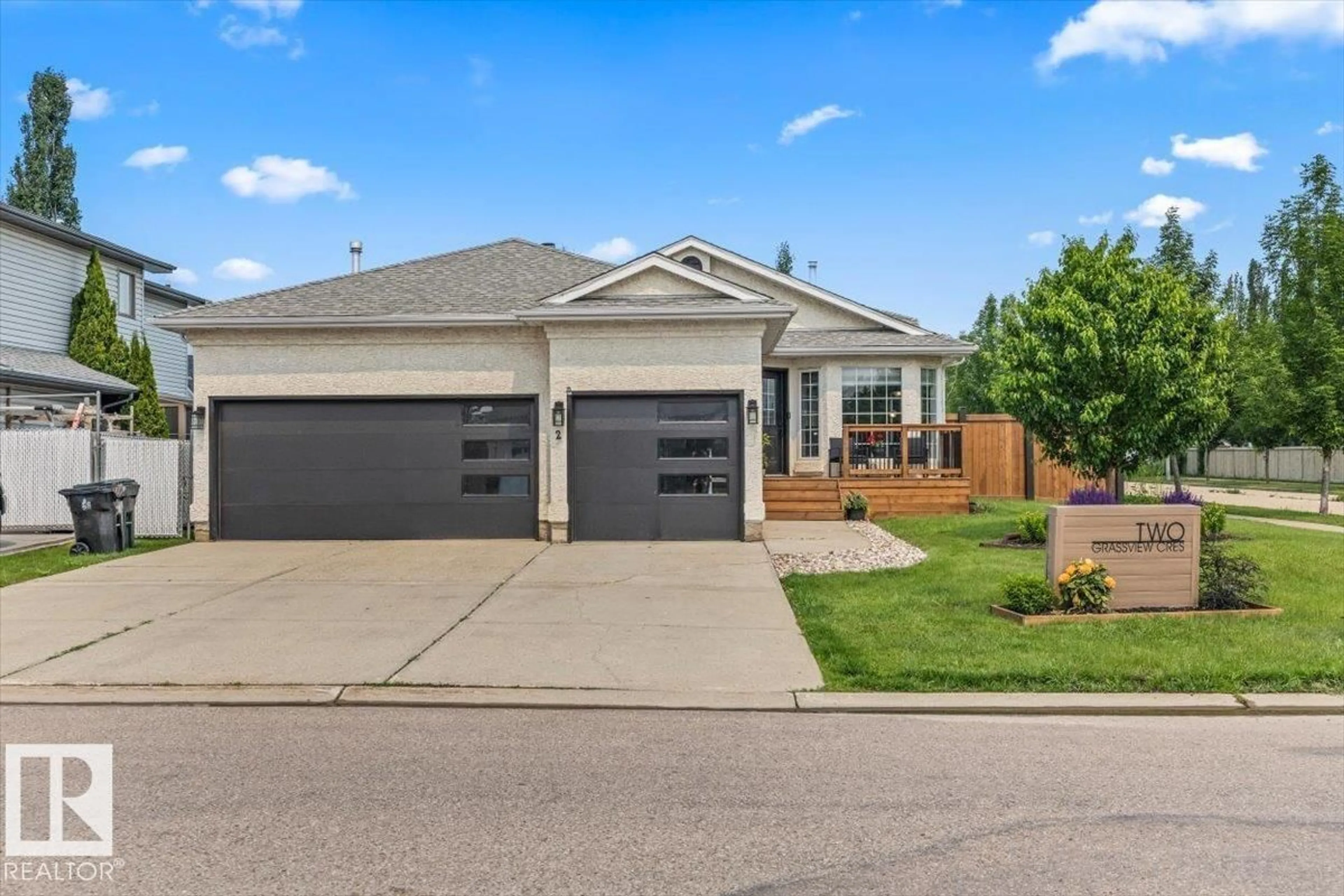Home with brick exterior material, street for 2 GRASSVIEW CR, Spruce Grove Alberta T7X3H3