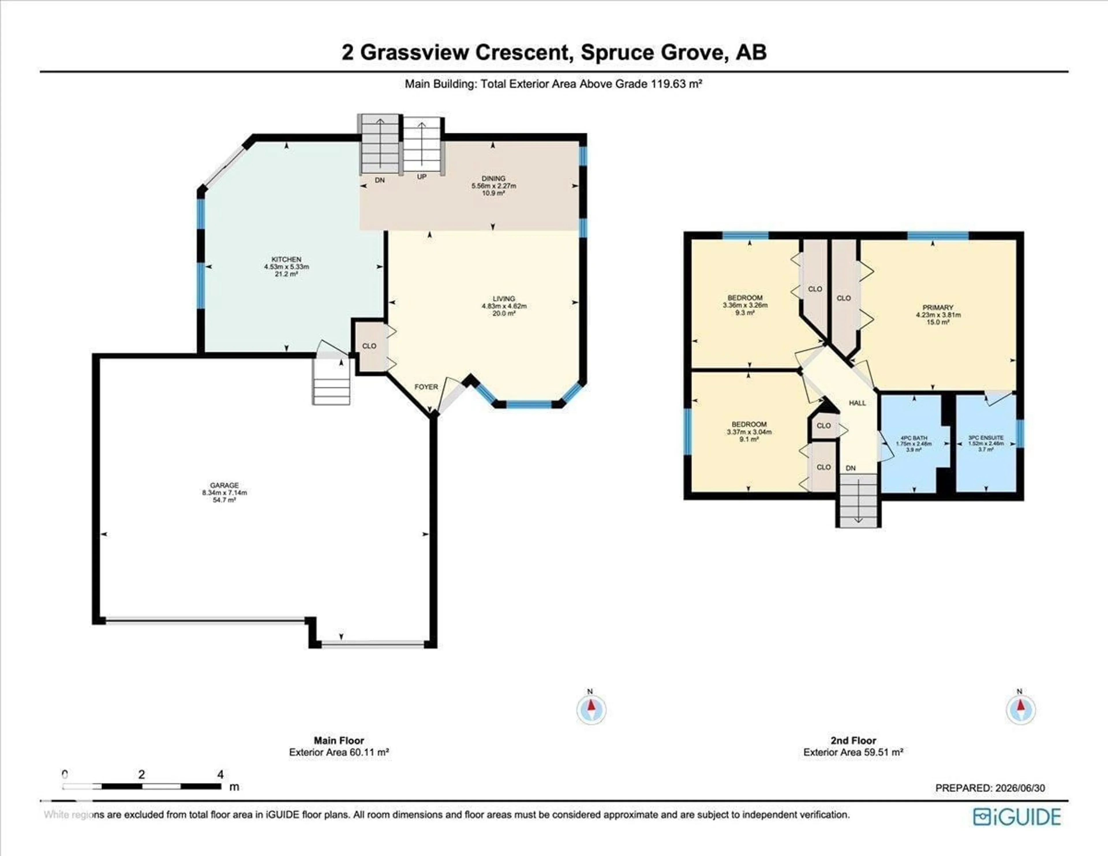 Floor plan for 2 GRASSVIEW CR, Spruce Grove Alberta T7X3H3