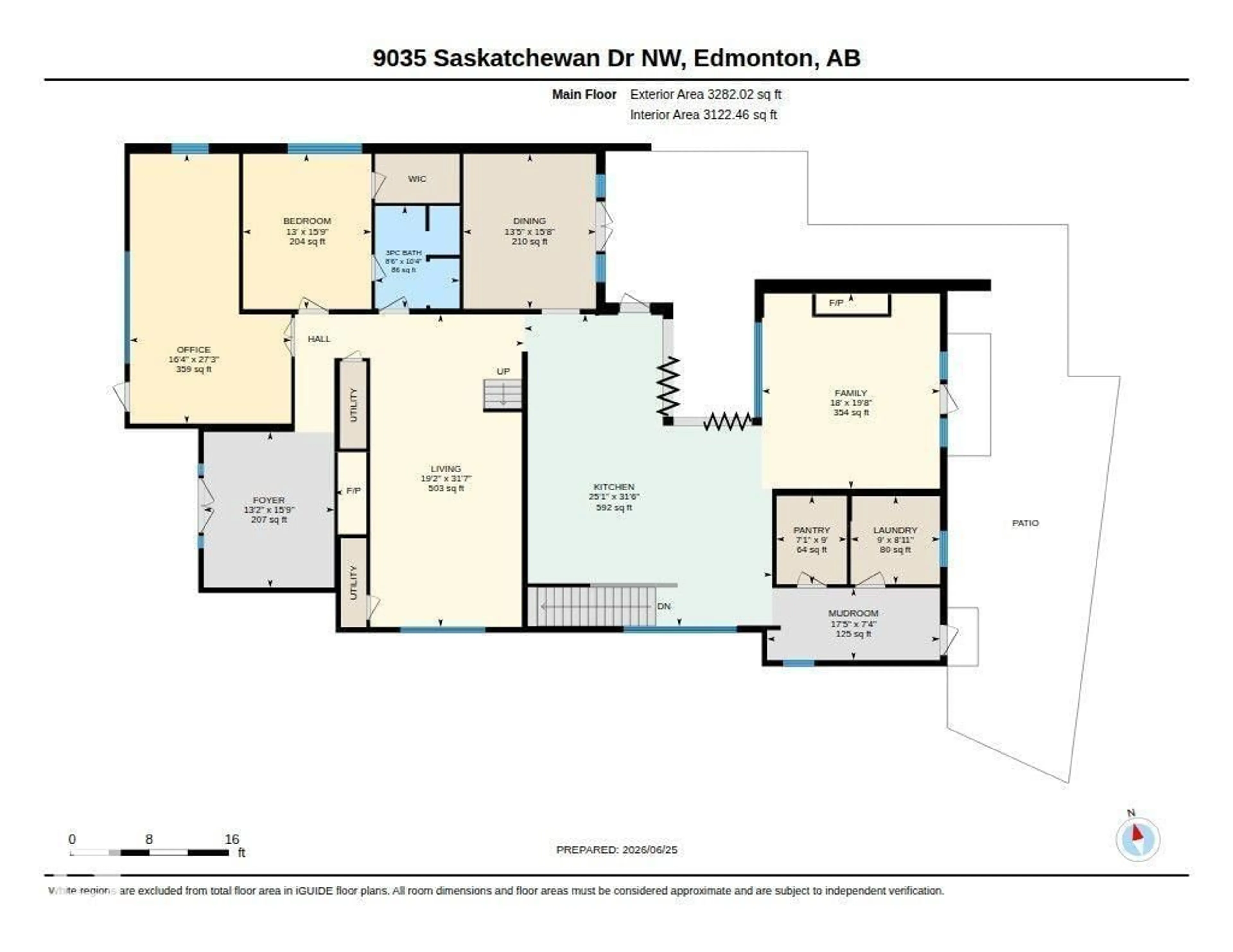 Floor plan for 9035 SASKATCHEWAN DR, Edmonton Alberta T6G2B2