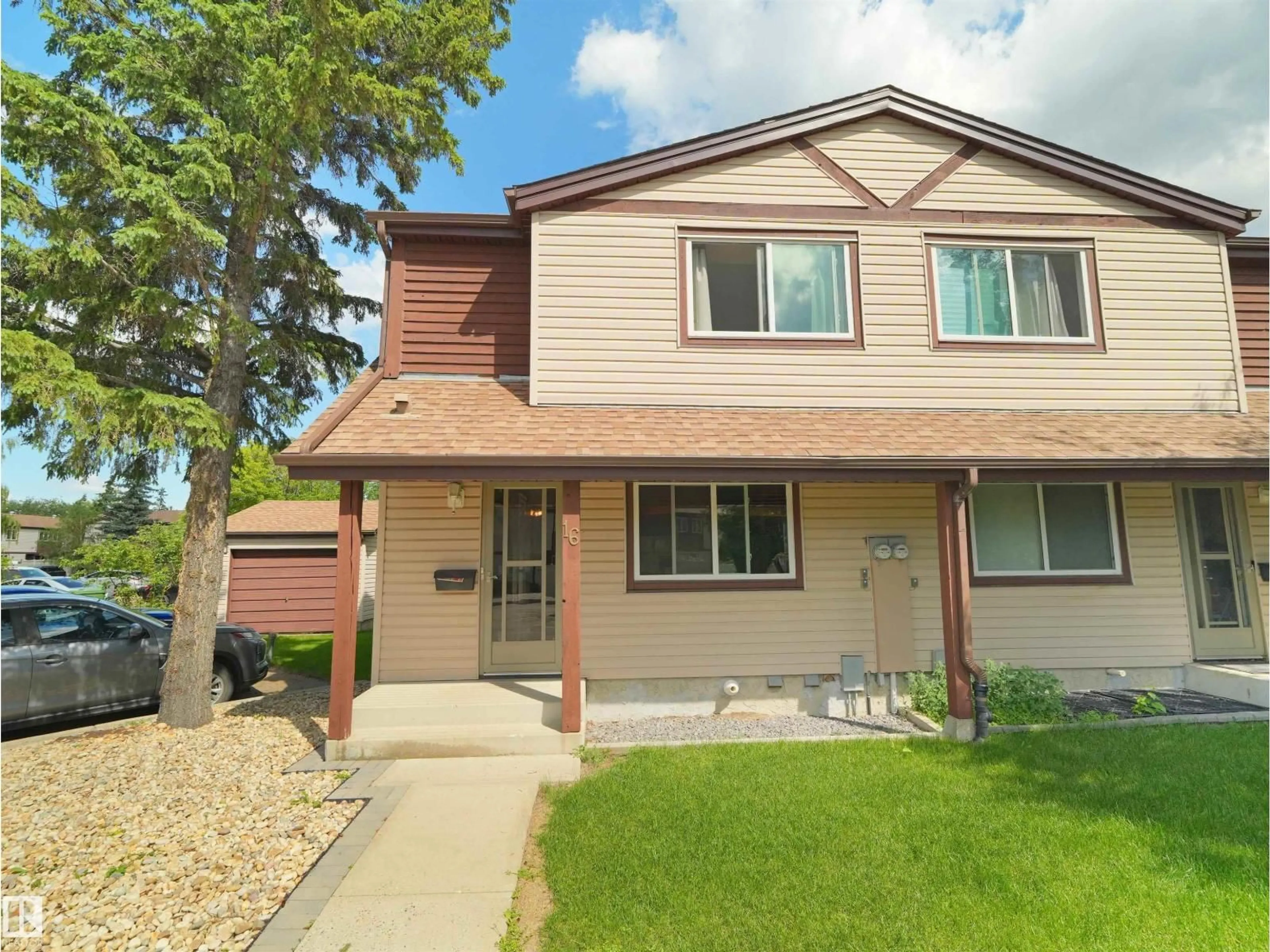 Home with vinyl exterior material, street for 16 13833 30 ST, Edmonton Alberta T5Y2B2
