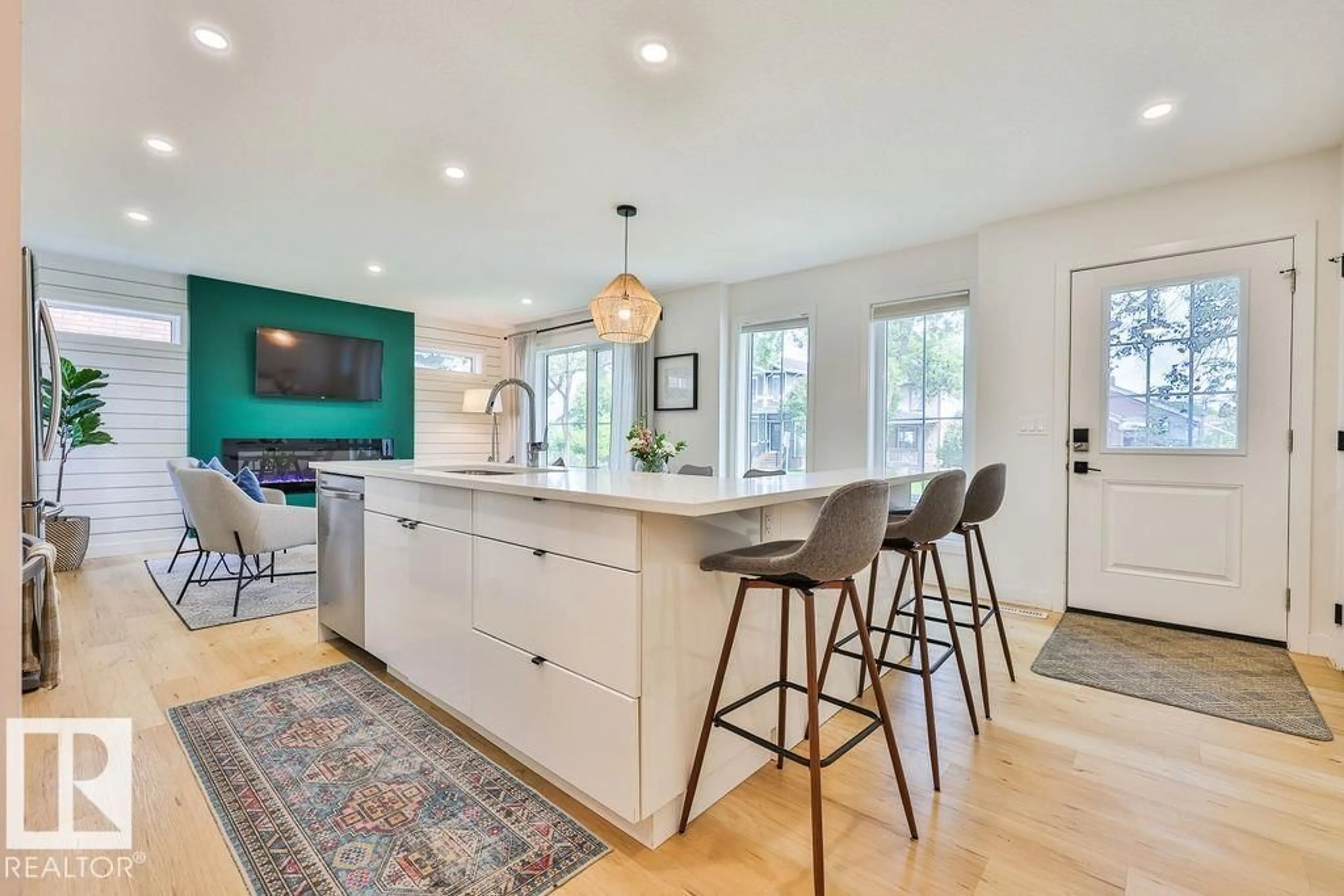 Open concept kitchen, unknown for NW - 11206 95A ST, Edmonton Alberta T5G1N8